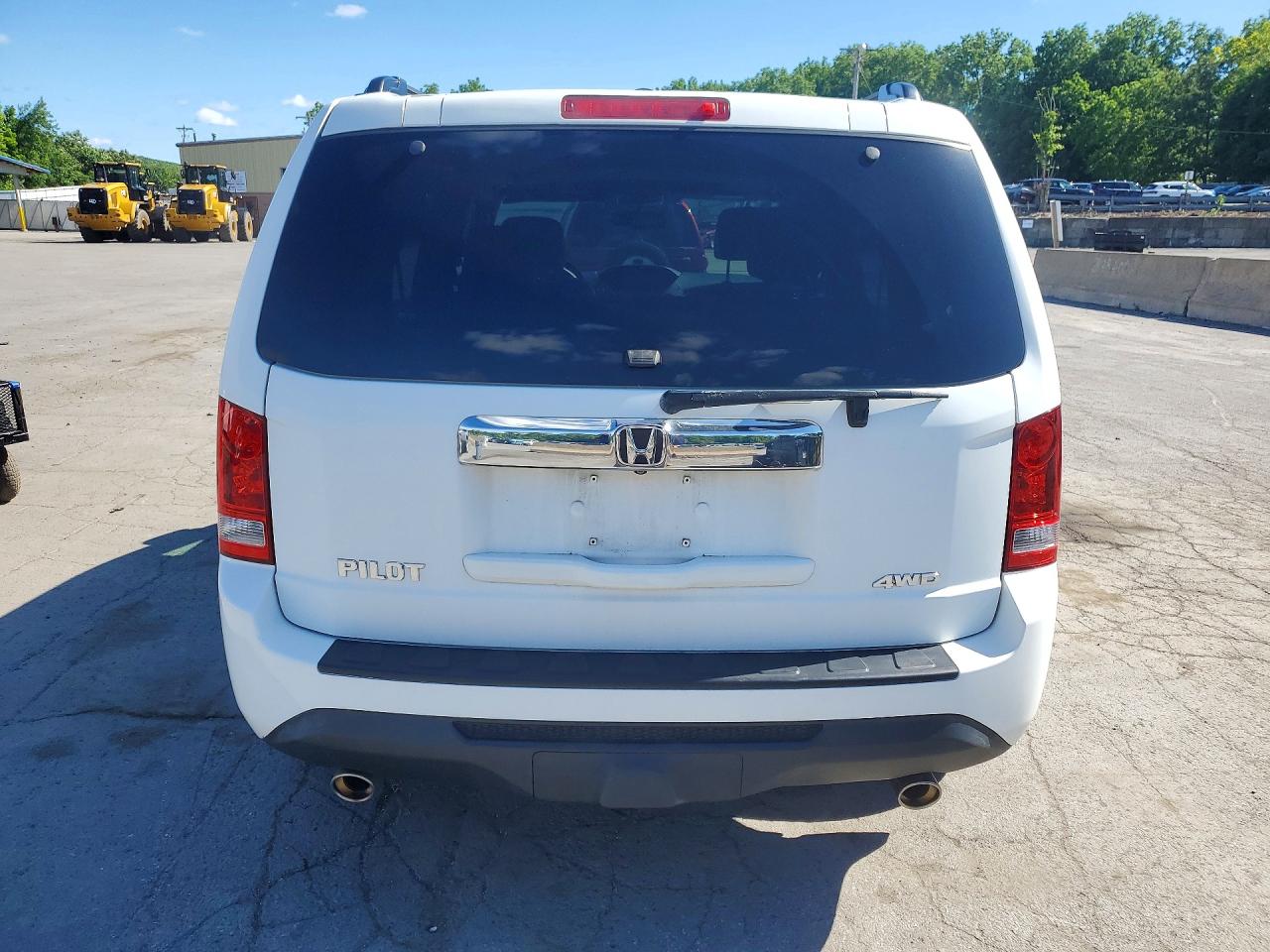 2014 Honda Pilot Exln White vin: 5FNYF4H75EB010963