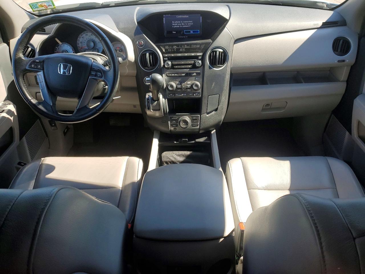 2014 Honda Pilot Exln White vin: 5FNYF4H75EB010963