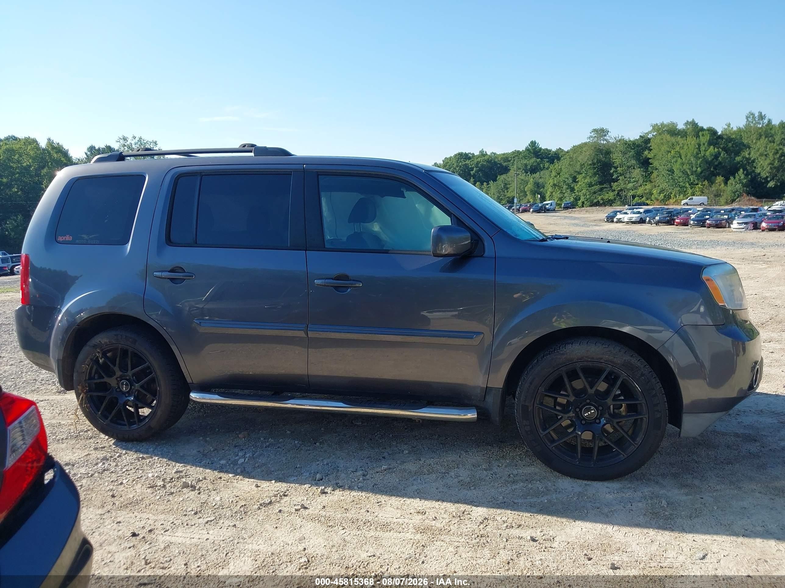 2014 Honda Pilot Ex-l Gray vin: 5FNYF4H75EB027570