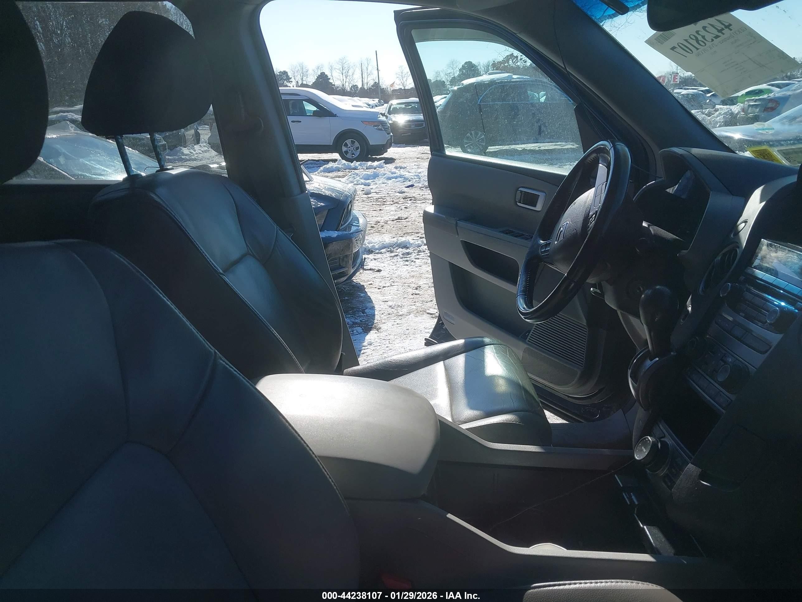 2014 Honda Pilot Ex-l Blue vin: 5FNYF4H75EB038651