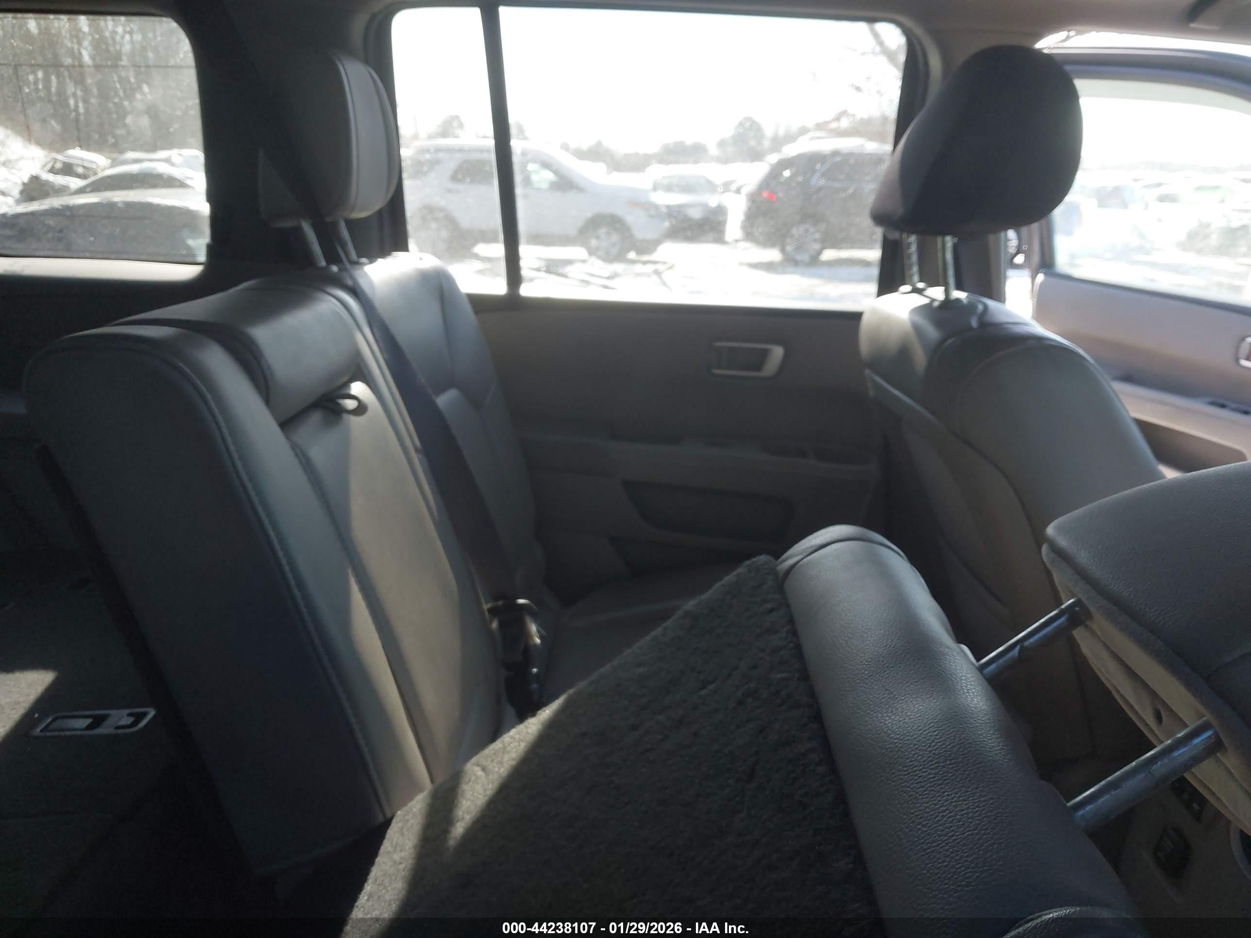 2014 Honda Pilot Ex-l Blue vin: 5FNYF4H75EB038651