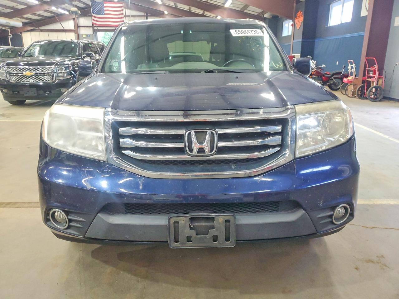 2014 Honda Pilot 4x4 Blue vin: 5FNYF4H75EB043770