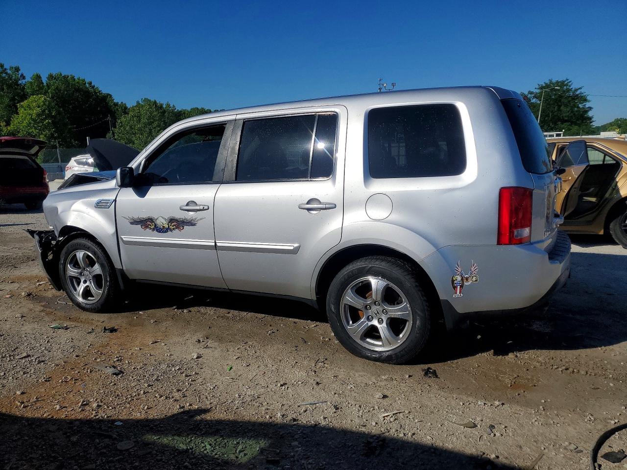 2015 Honda Pilot Exln Silver vin: 5FNYF4H75FB031703
