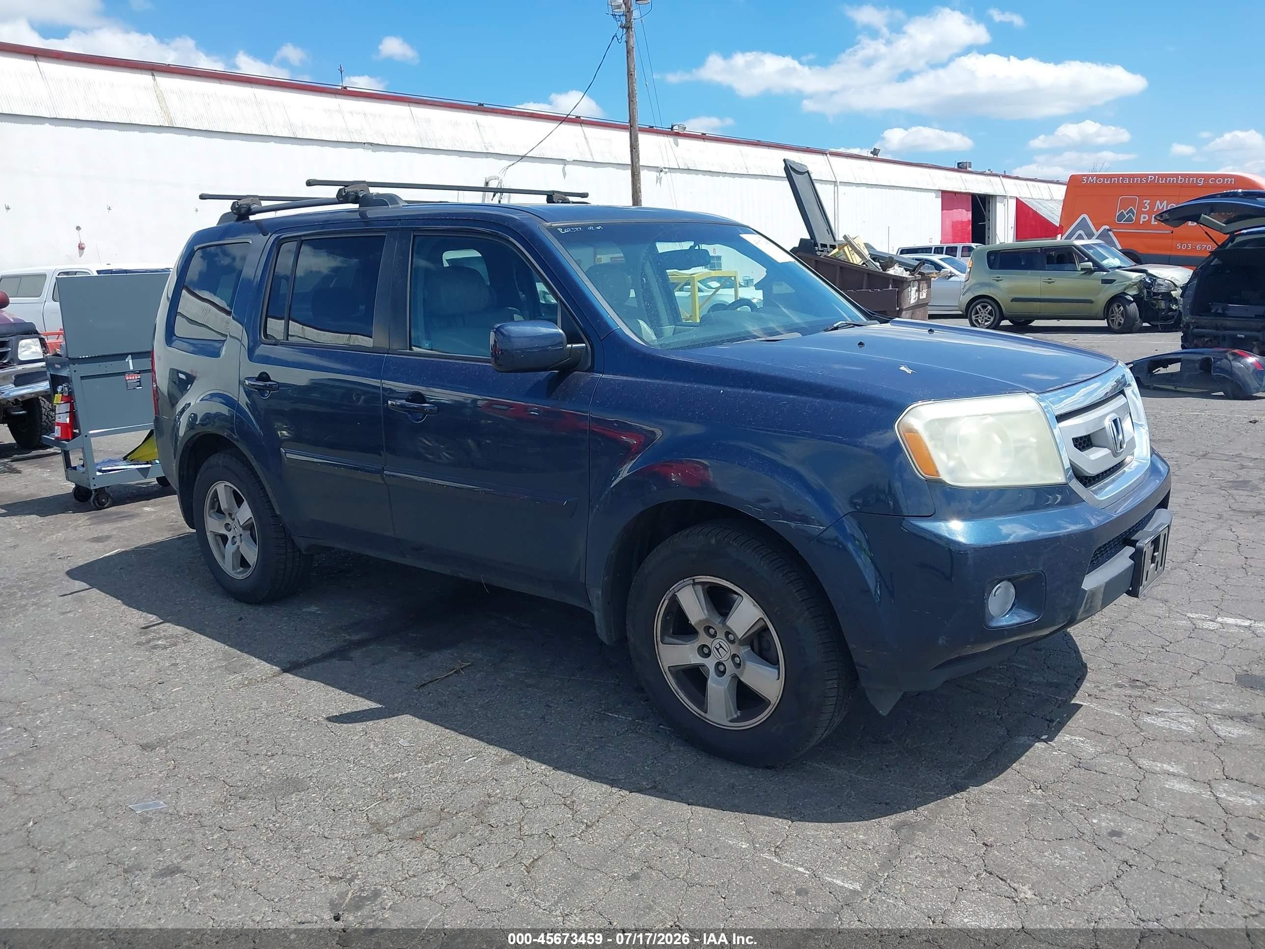 2011 Honda Pilot Ex-l Black vin: 5FNYF4H76BB012944