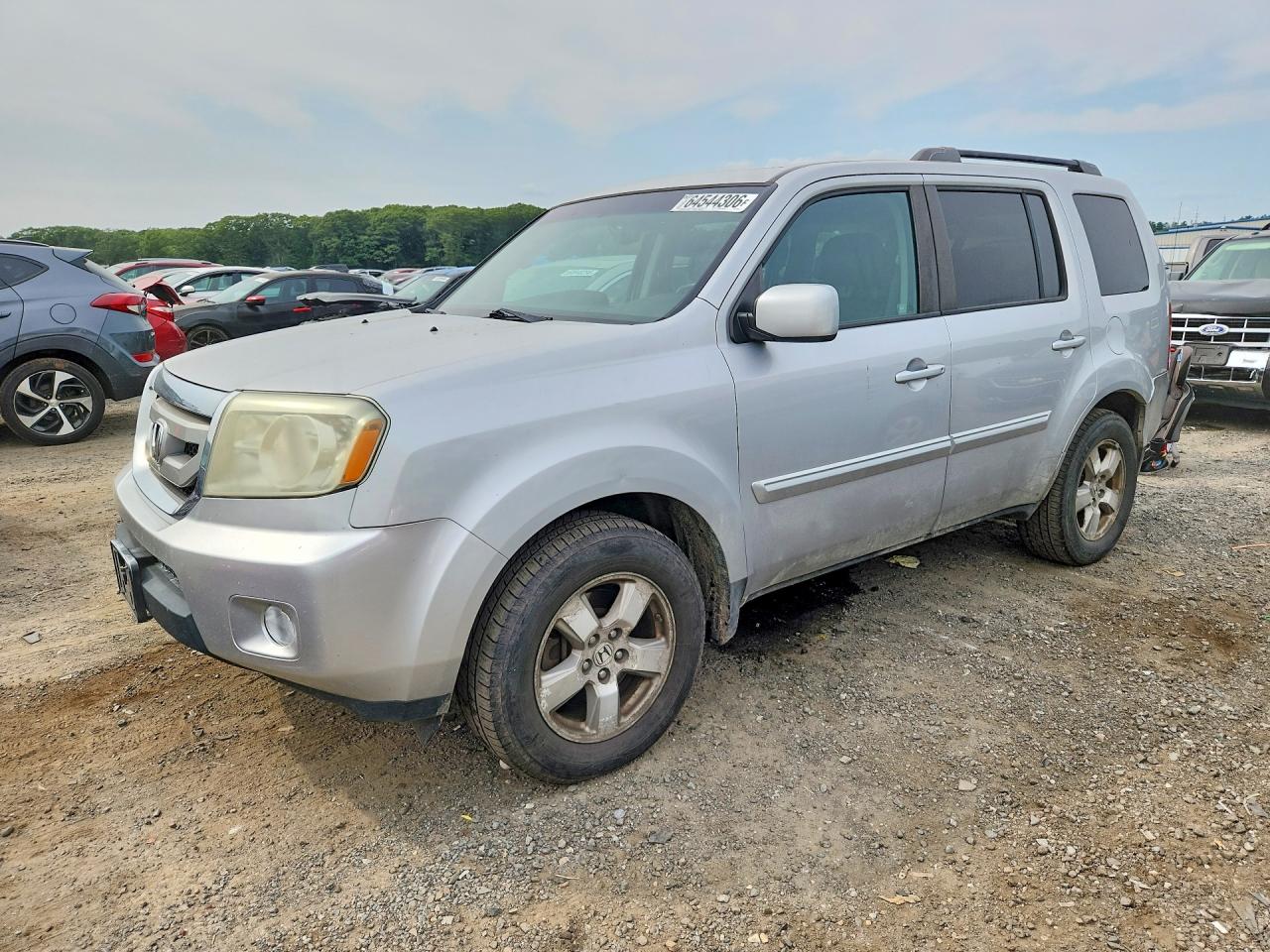 2011 Honda Pilot Exln Silver vin: 5FNYF4H76BB086025