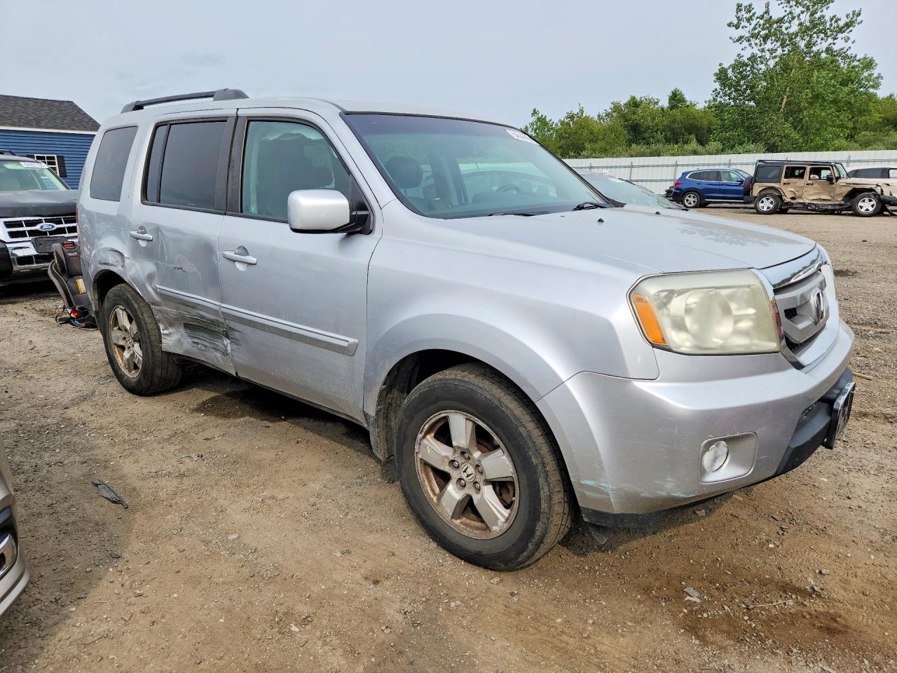 2011 Honda Pilot Exln Silver vin: 5FNYF4H76BB086025