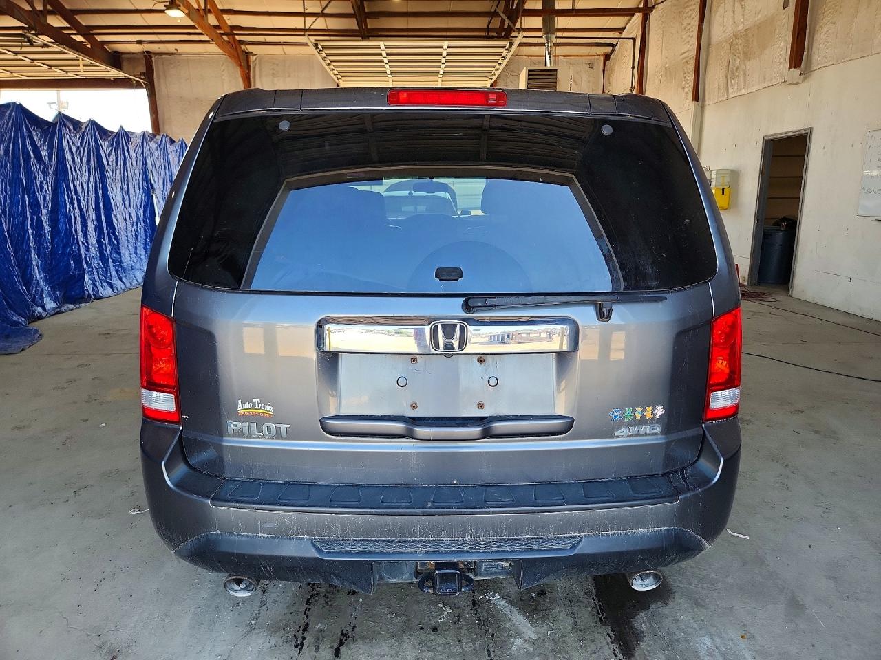2012 Honda Pilot Exln Gray vin: 5FNYF4H76CB005607