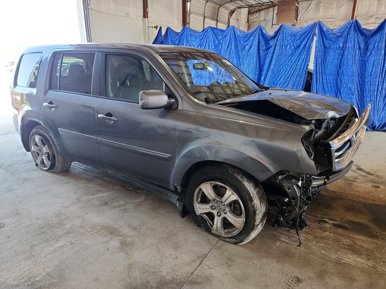2012 Honda Pilot Exln Gray vin: 5FNYF4H76CB005607