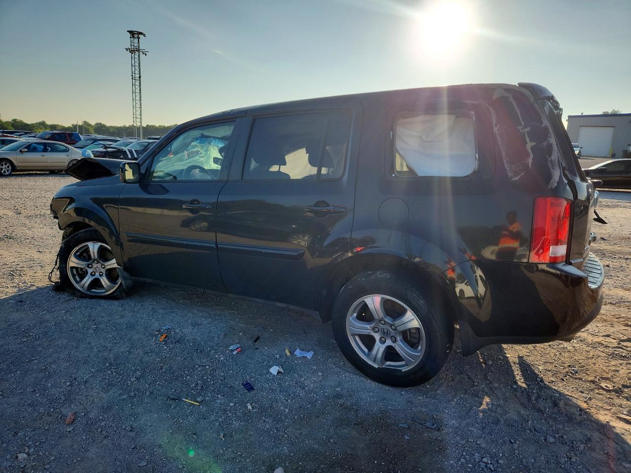 2012 Honda Pilot Exln Black vin: 5FNYF4H76CB016879