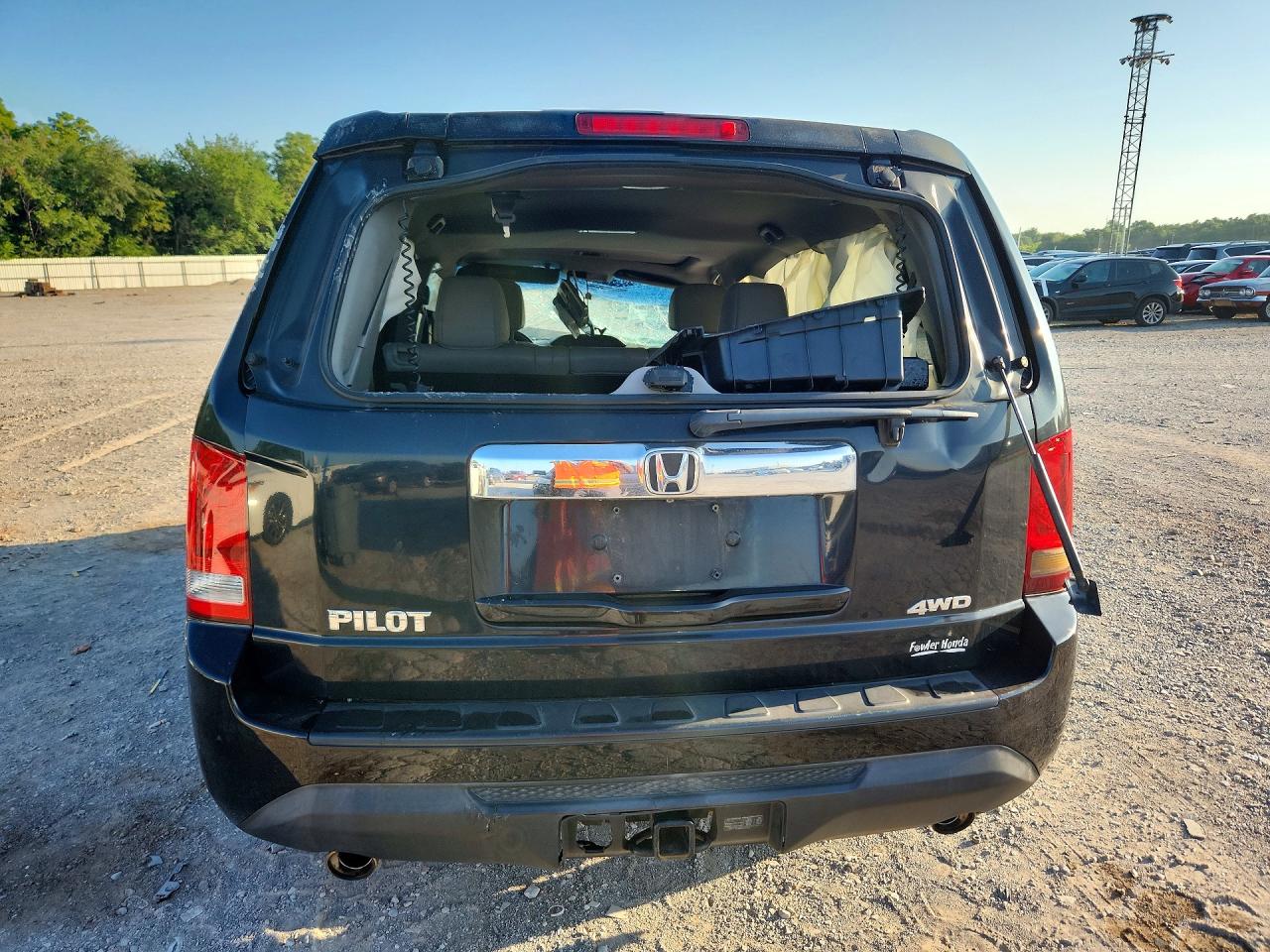 2012 Honda Pilot Exln Black vin: 5FNYF4H76CB016879
