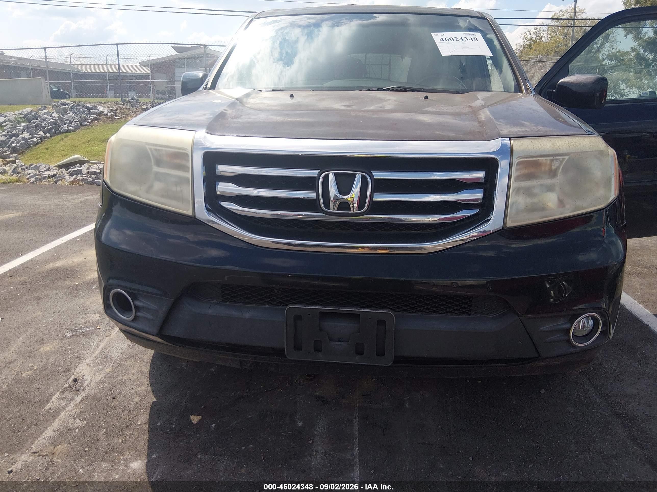 2013 Honda Pilot Ex-l Black vin: 5FNYF4H76DB021503