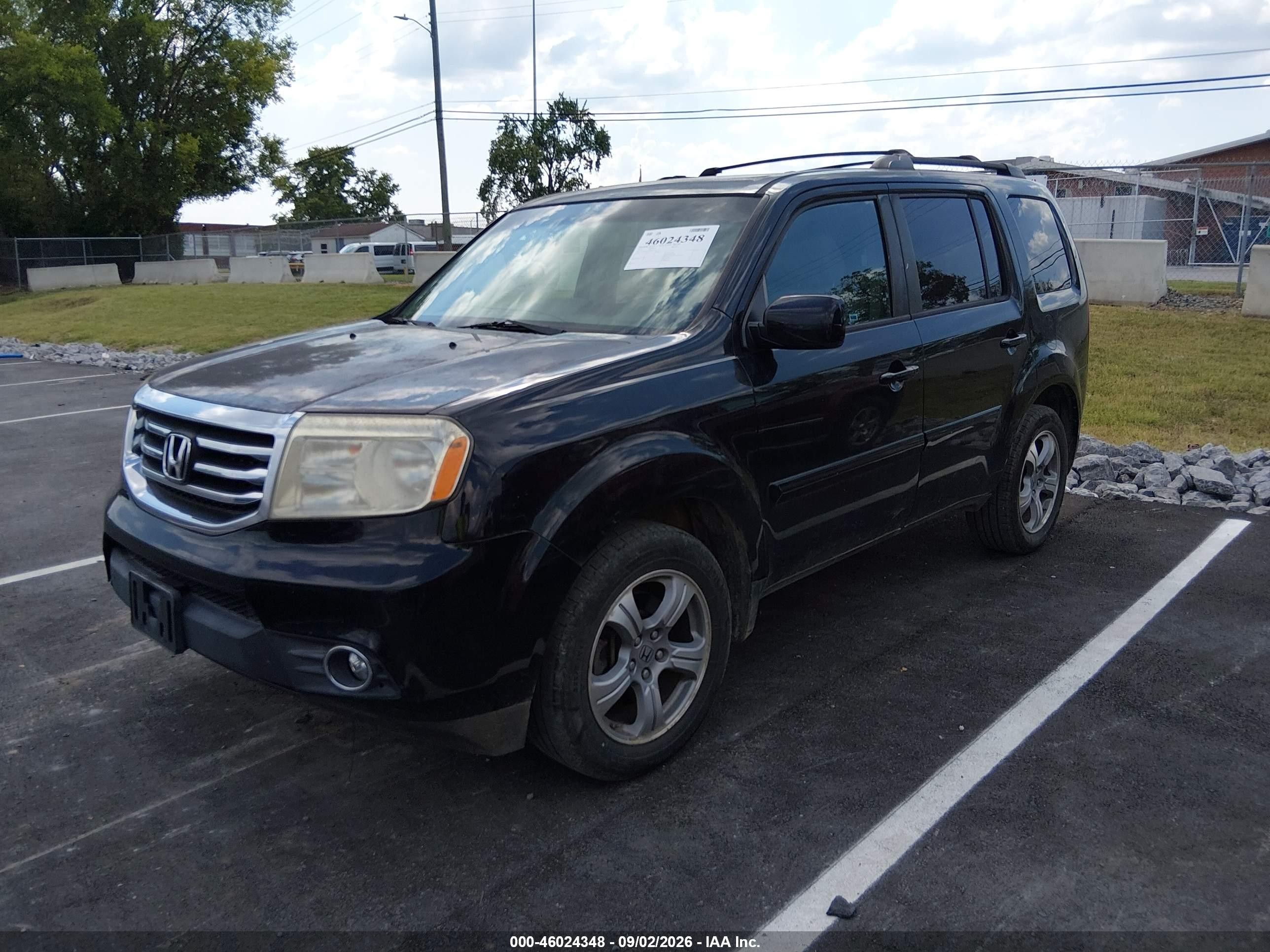 2013 Honda Pilot Ex-l Black vin: 5FNYF4H76DB021503