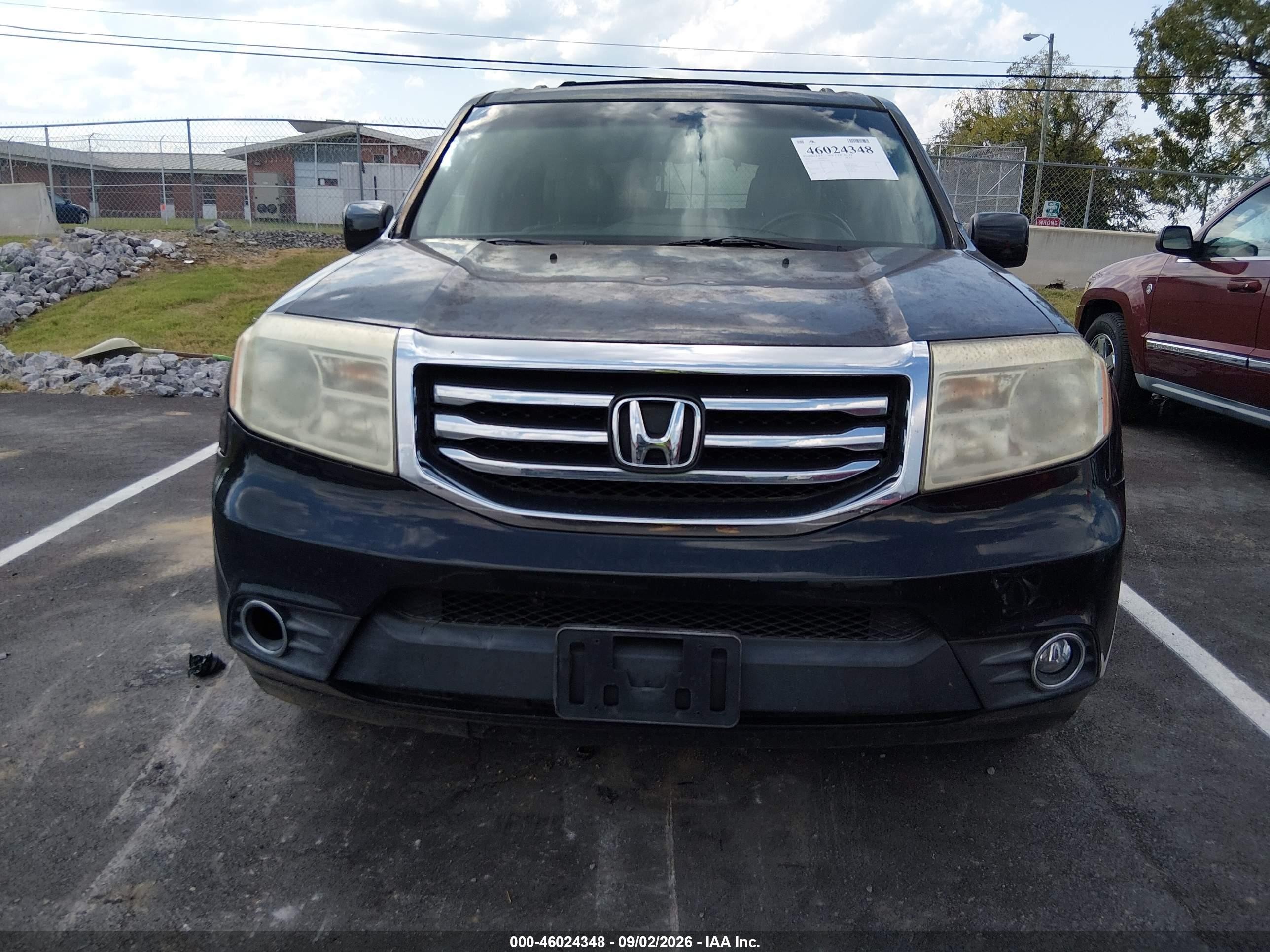 2013 Honda Pilot Ex-l Black vin: 5FNYF4H76DB021503