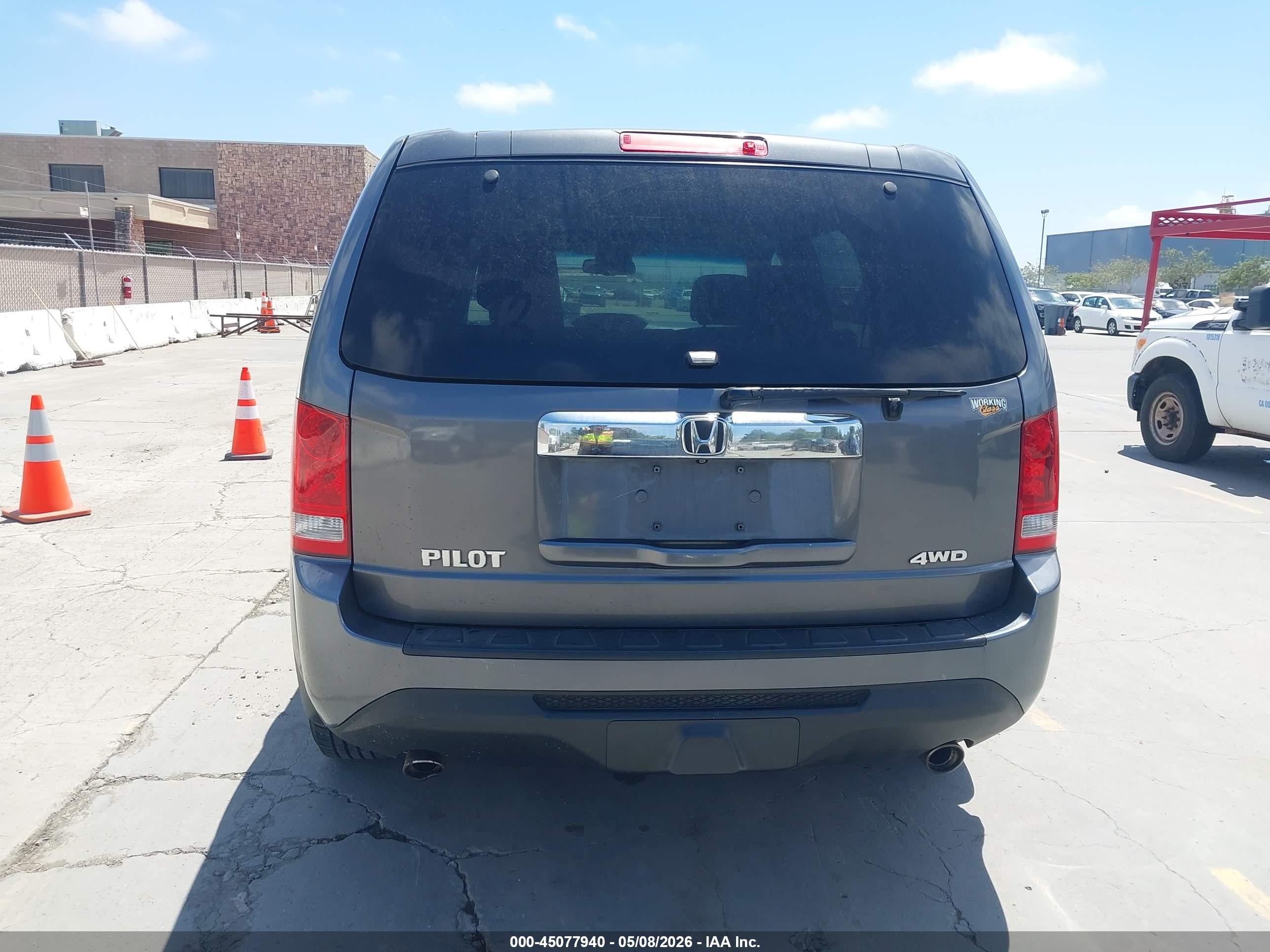 2013 Honda Pilot Ex-l Gray vin: 5FNYF4H76DB062486