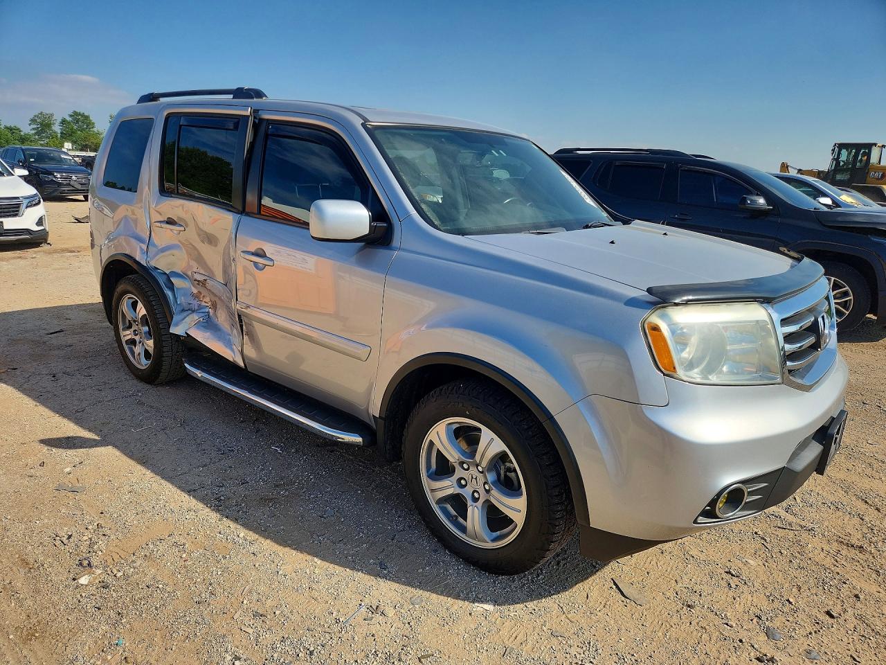 2014 Honda Pilot Exln Silver vin: 5FNYF4H76EB057564