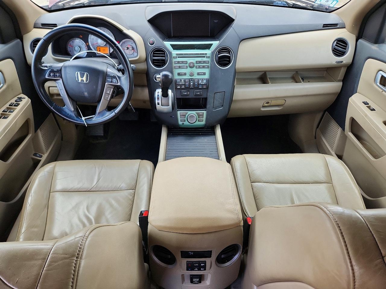 2011 Honda Pilot Exln Burgundy vin: 5FNYF4H77BB006196
