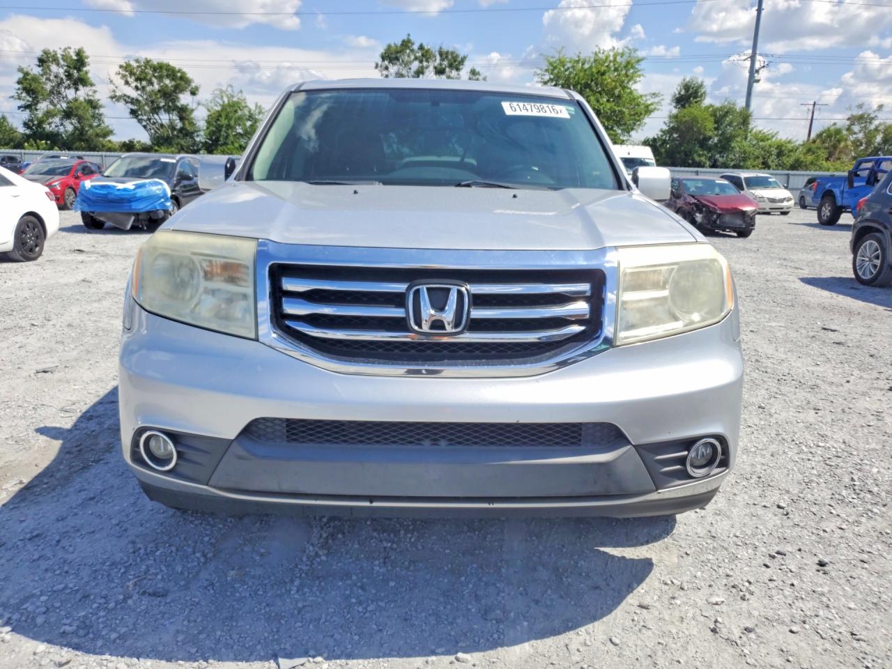 2013 Honda Pilot Exln Silver vin: 5FNYF4H77DB085629