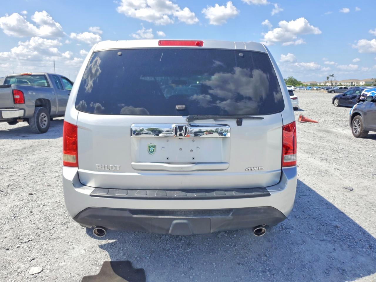 2013 Honda Pilot Exln Silver vin: 5FNYF4H77DB085629