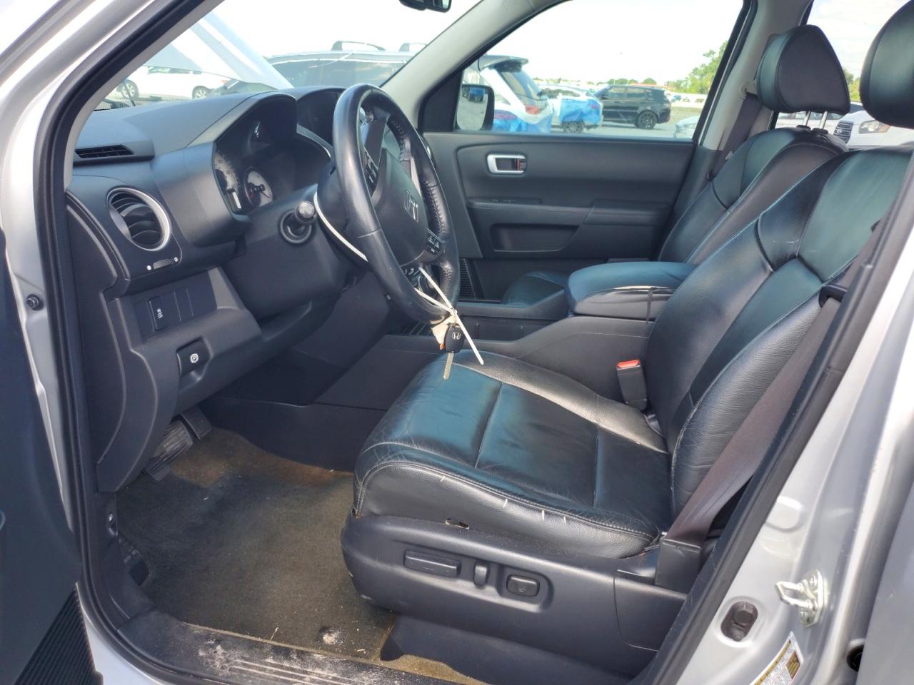2013 Honda Pilot Exln Silver vin: 5FNYF4H77DB085629