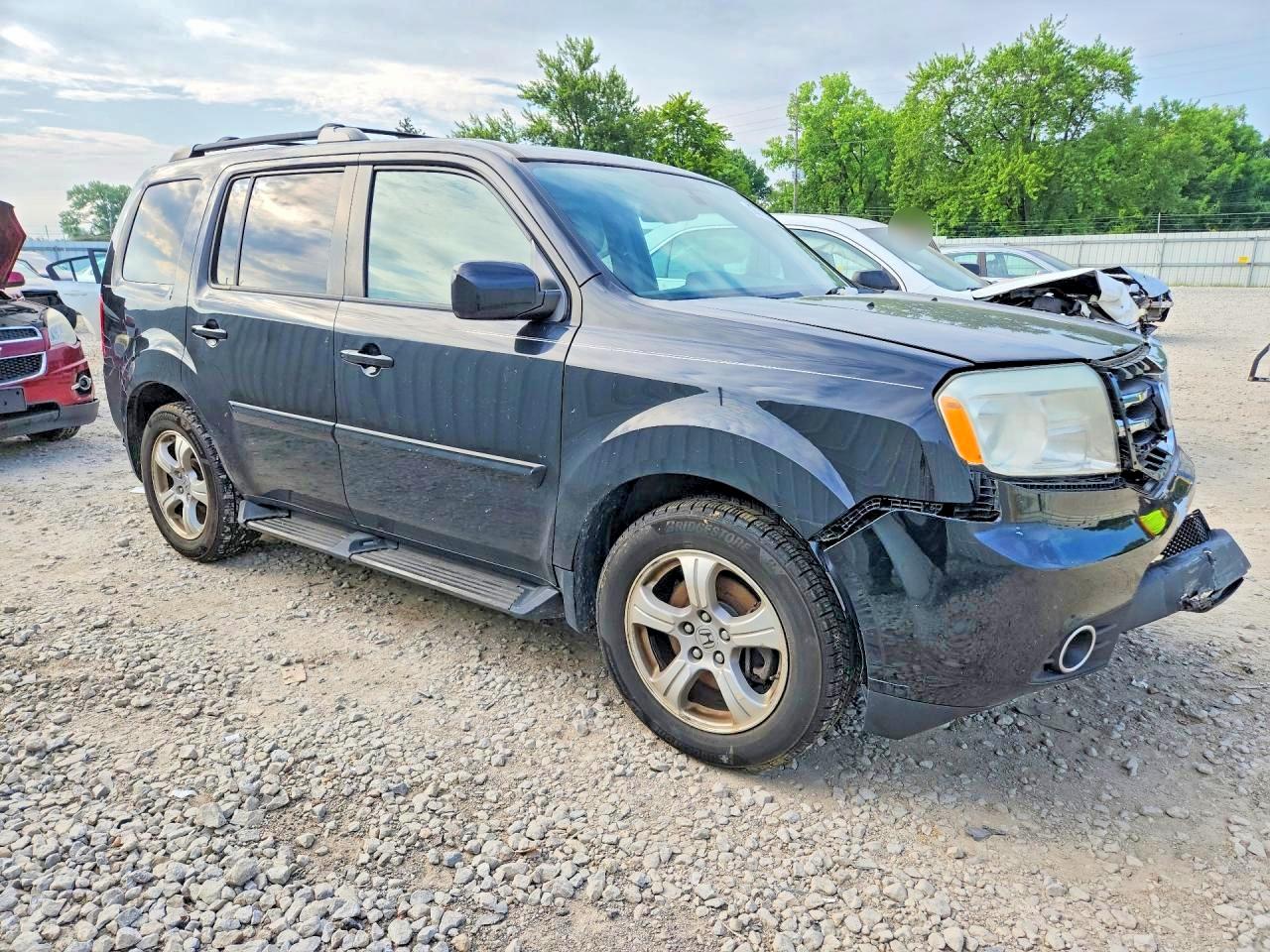 2014 Honda Pilot Exln Black vin: 5FNYF4H77EB001181