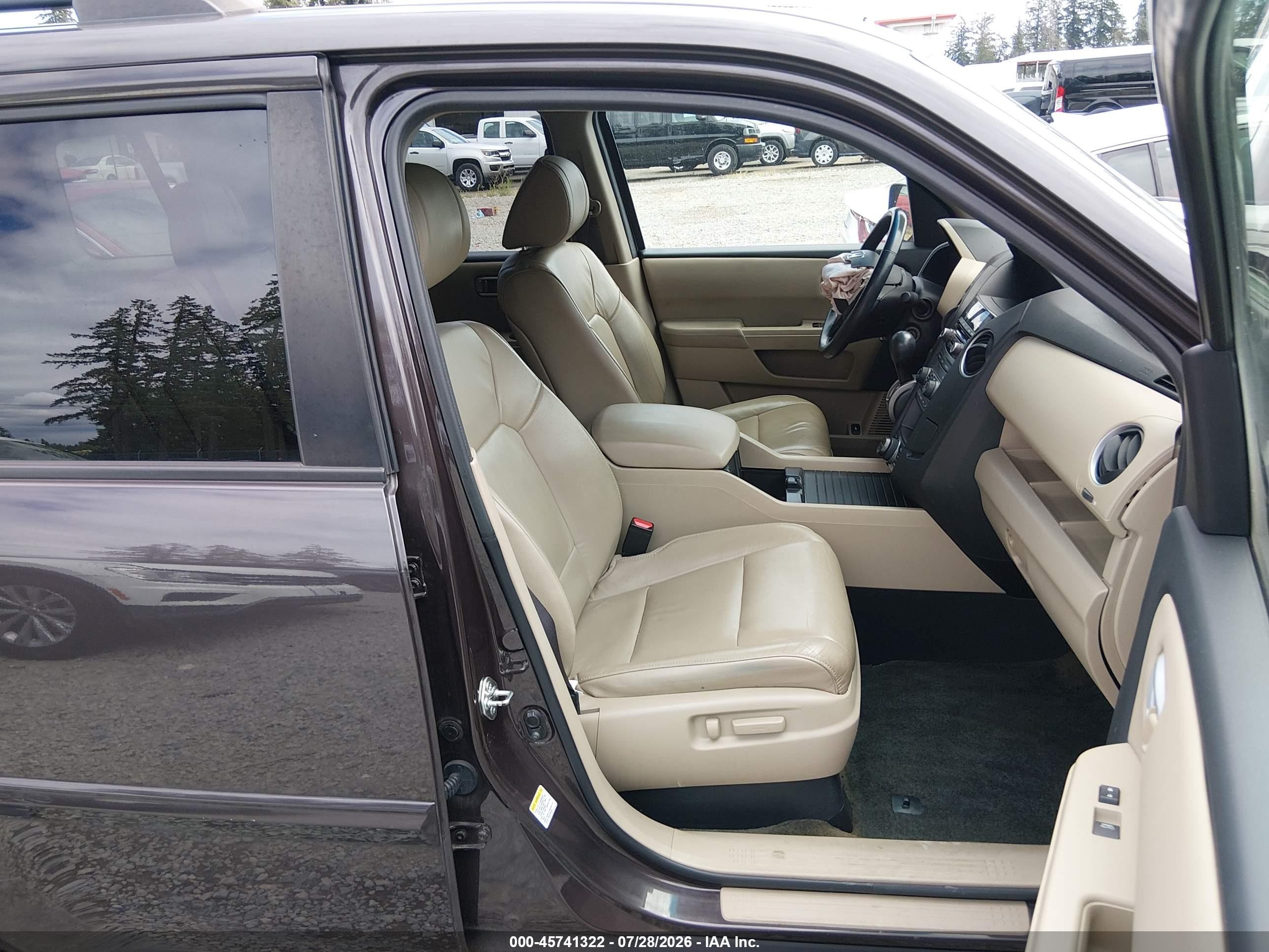 2015 Honda Pilot Ex-l Gray vin: 5FNYF4H77FB049233
