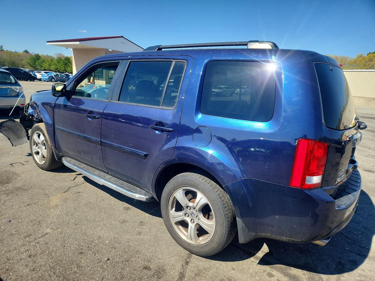 2013 Honda Pilot Exln Blue vin: 5FNYF4H78DB040506