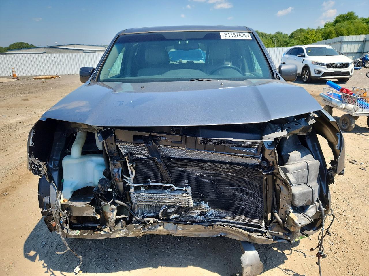 2013 Honda Pilot Exln Gray vin: 5FNYF4H78DB041588