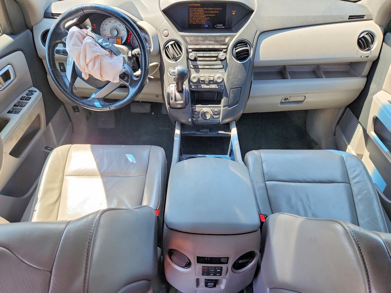 2013 Honda Pilot Exln Gray vin: 5FNYF4H78DB041588