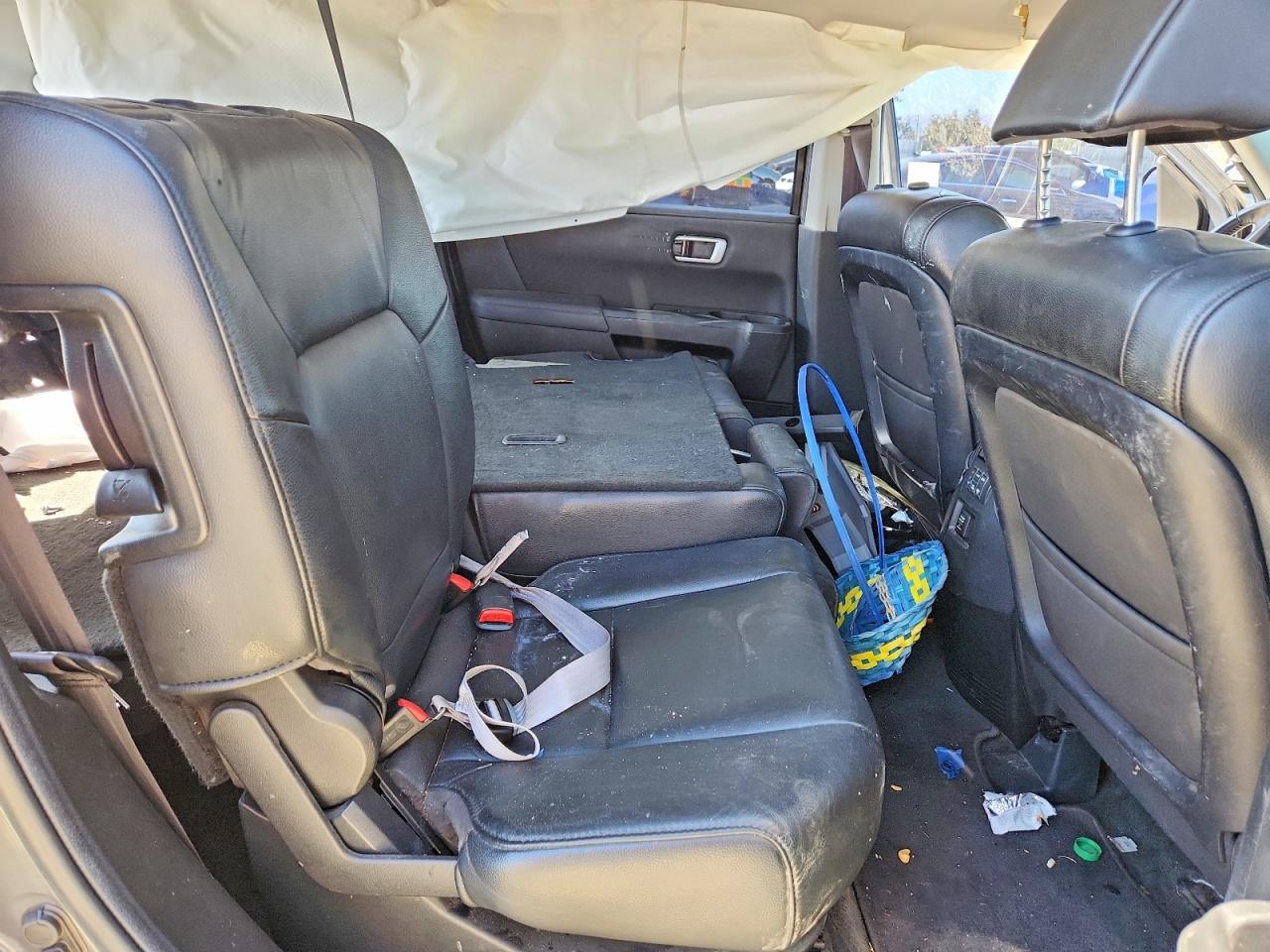 2013 Honda Pilot Exln Gray vin: 5FNYF4H78DB052610