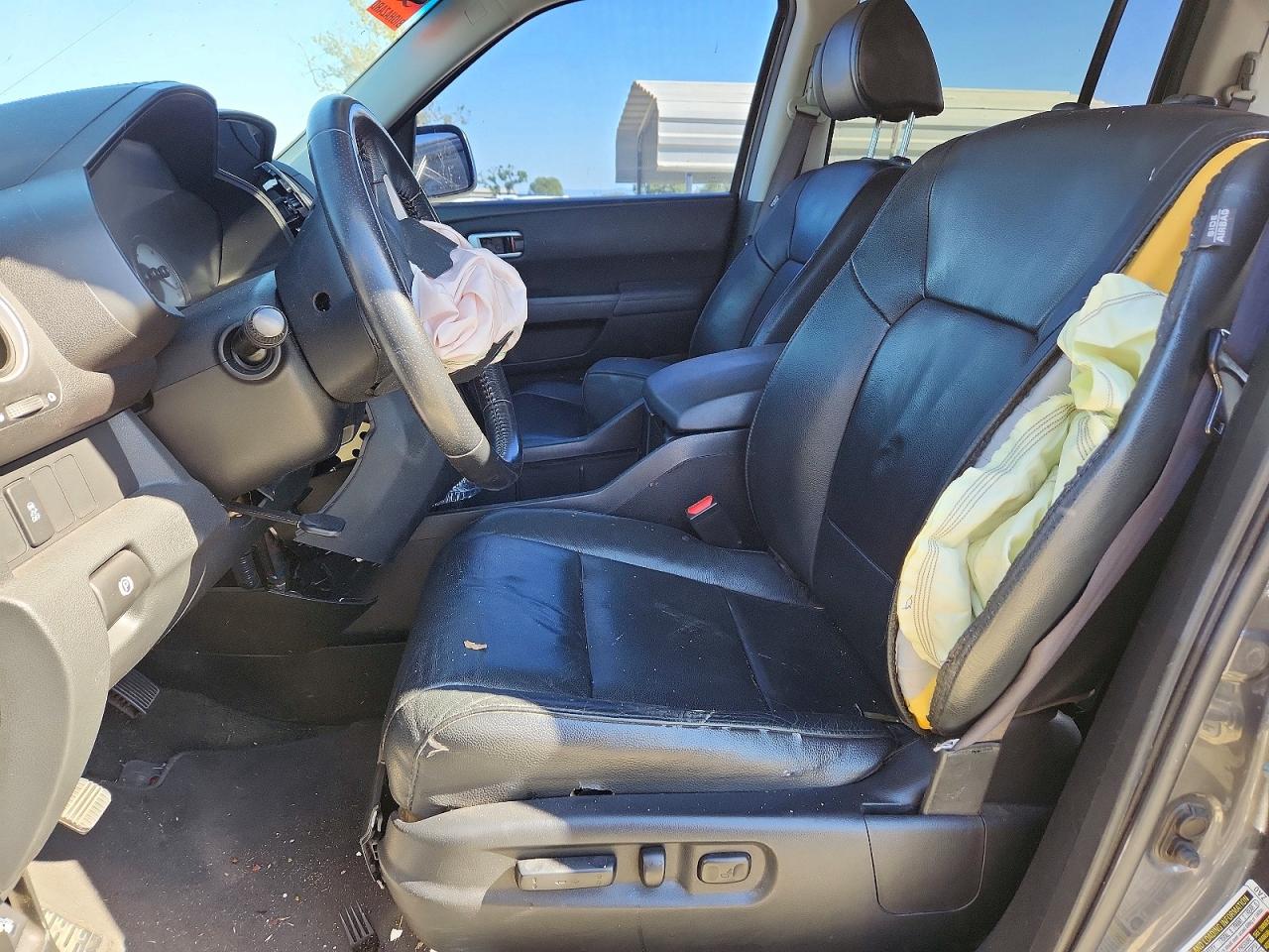 2013 Honda Pilot Exln Gray vin: 5FNYF4H78DB052610