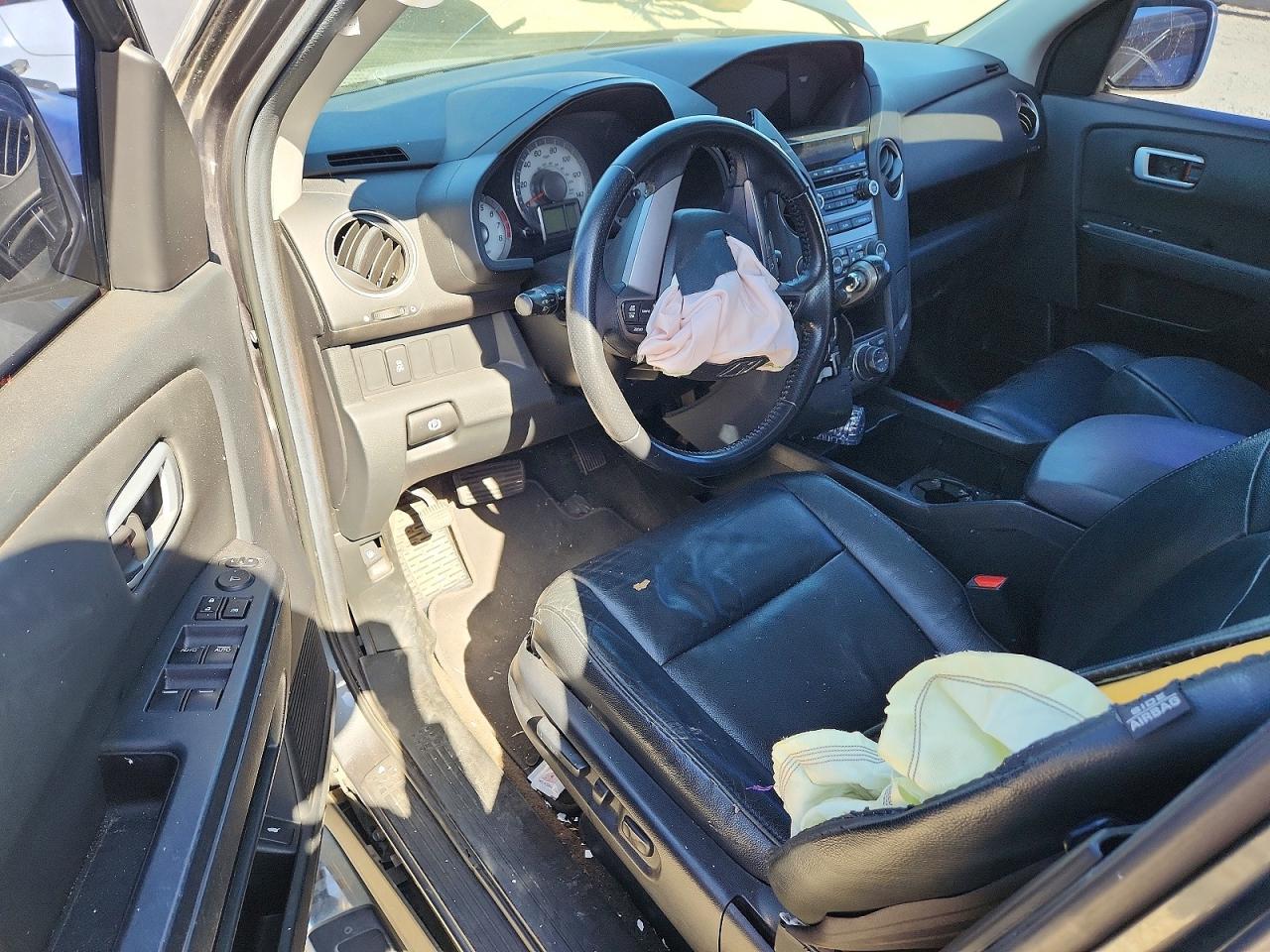 2013 Honda Pilot Exln Gray vin: 5FNYF4H78DB052610