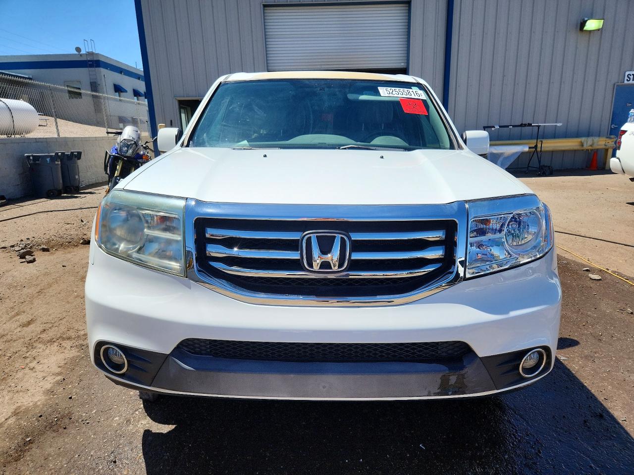 2013 Honda Pilot Exln White vin: 5FNYF4H78DB057693