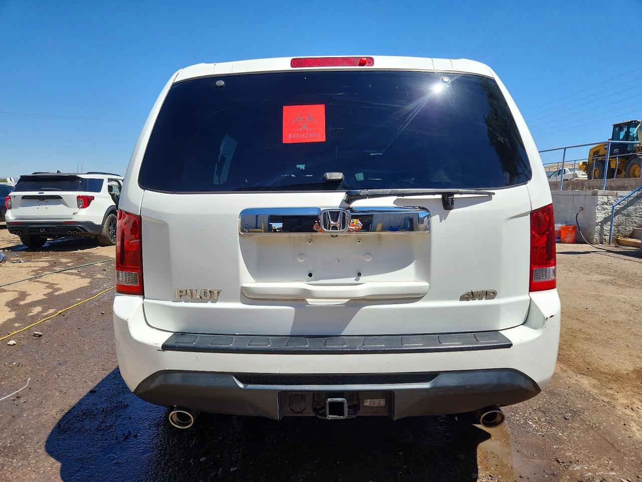 2013 Honda Pilot Exln White vin: 5FNYF4H78DB057693