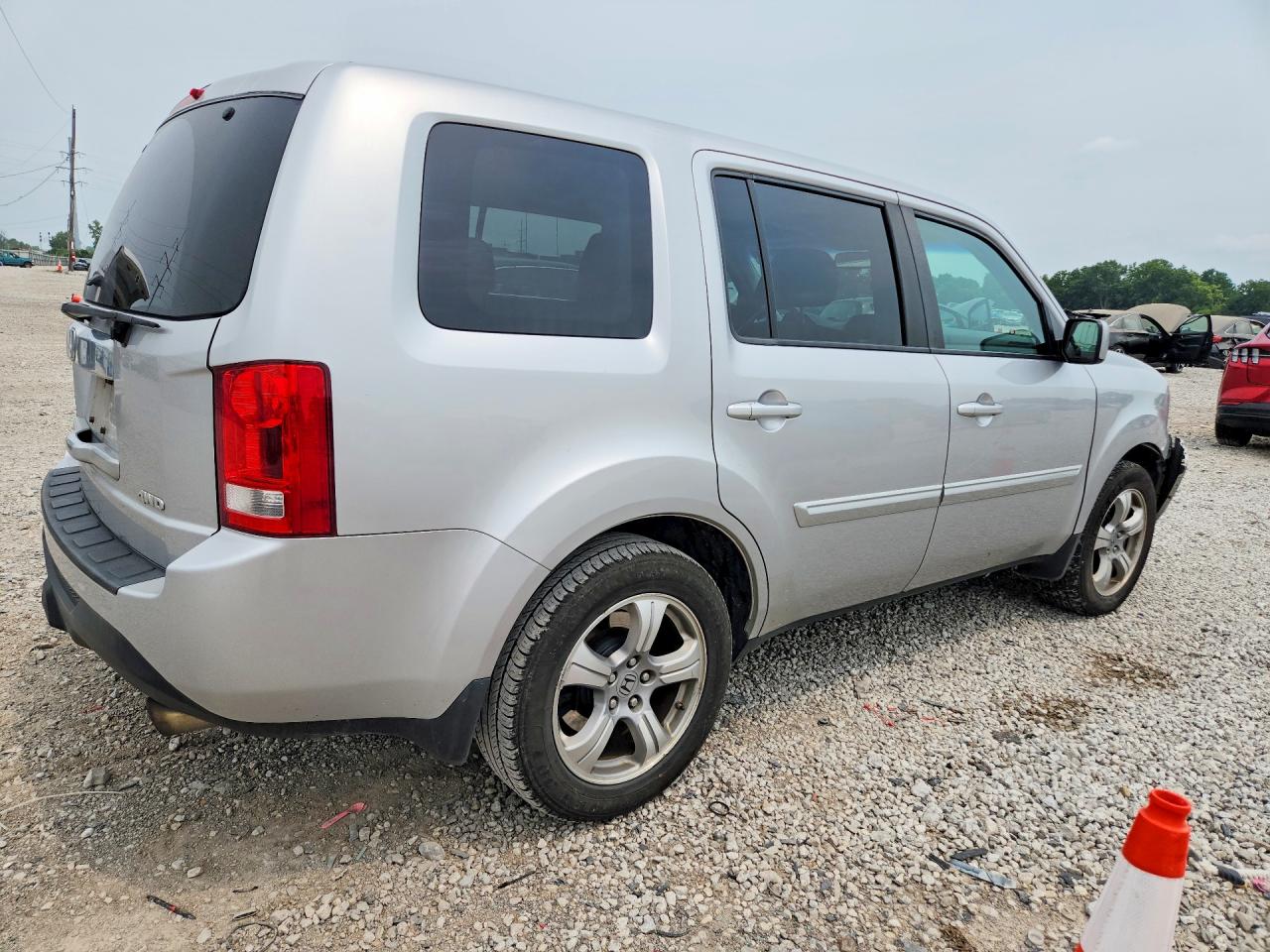 2013 Honda Pilot Exln Silver vin: 5FNYF4H78DB069164
