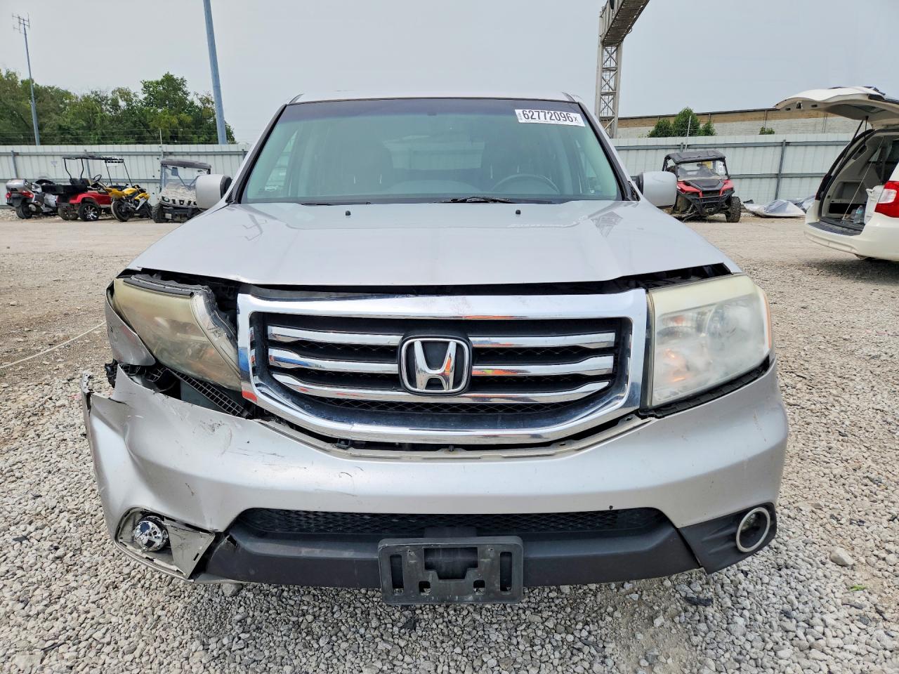 2013 Honda Pilot Exln Silver vin: 5FNYF4H78DB069164