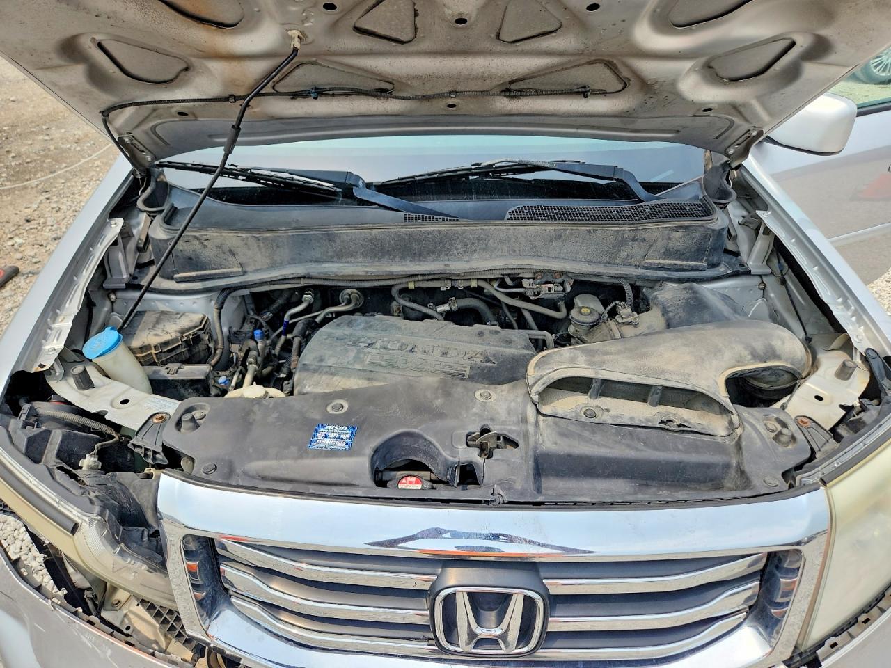 2013 Honda Pilot Exln Silver vin: 5FNYF4H78DB069164