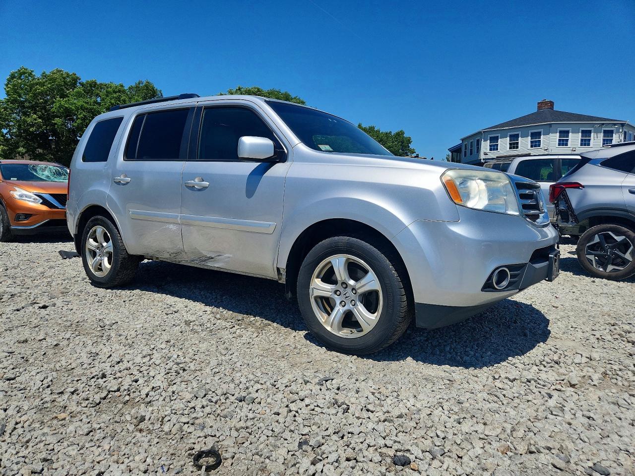 2015 Honda Pilot Exln Silver vin: 5FNYF4H78FB006035