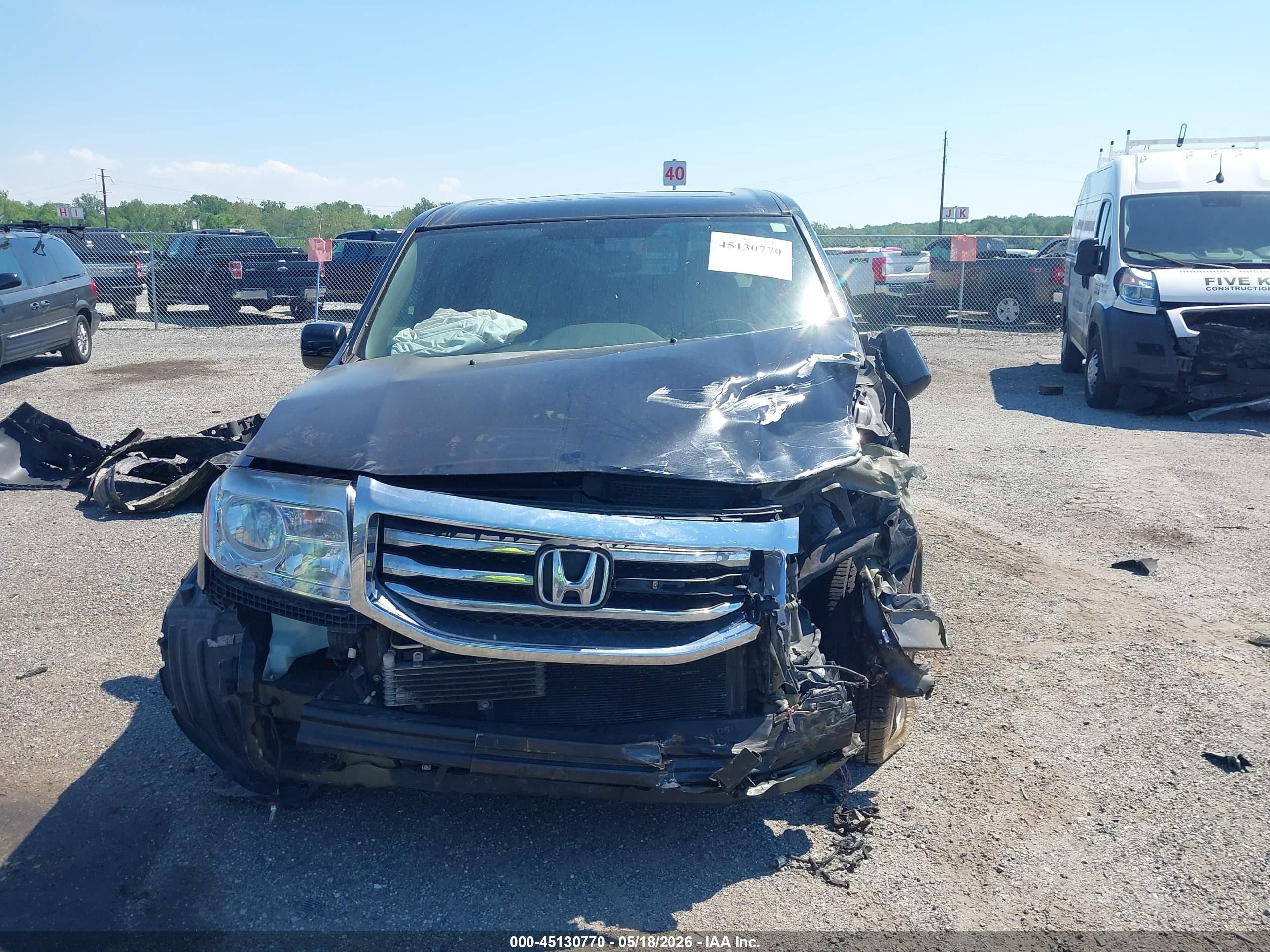 2015 Honda Pilot Ex-l Black vin: 5FNYF4H78FB027077