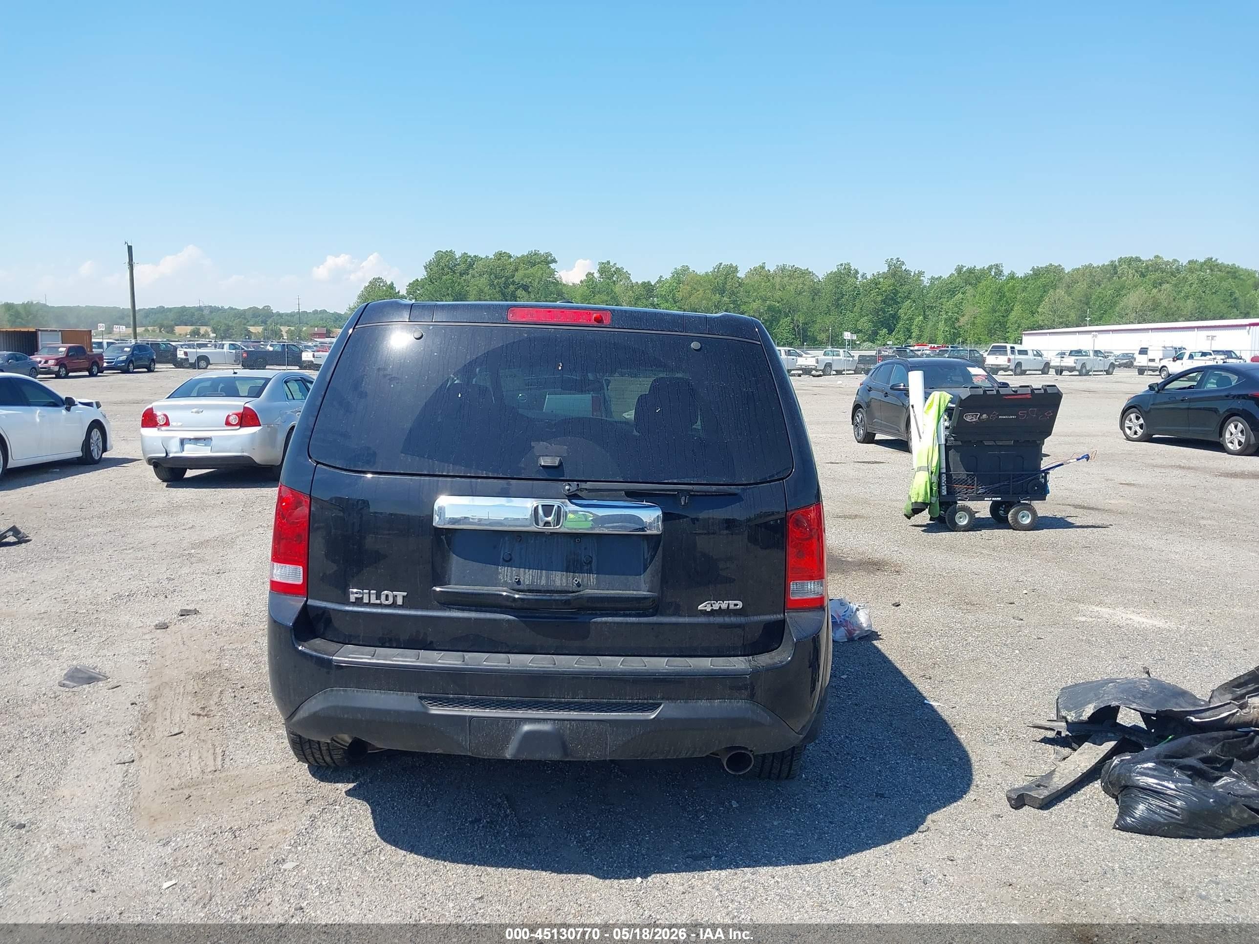 2015 Honda Pilot Ex-l Black vin: 5FNYF4H78FB027077