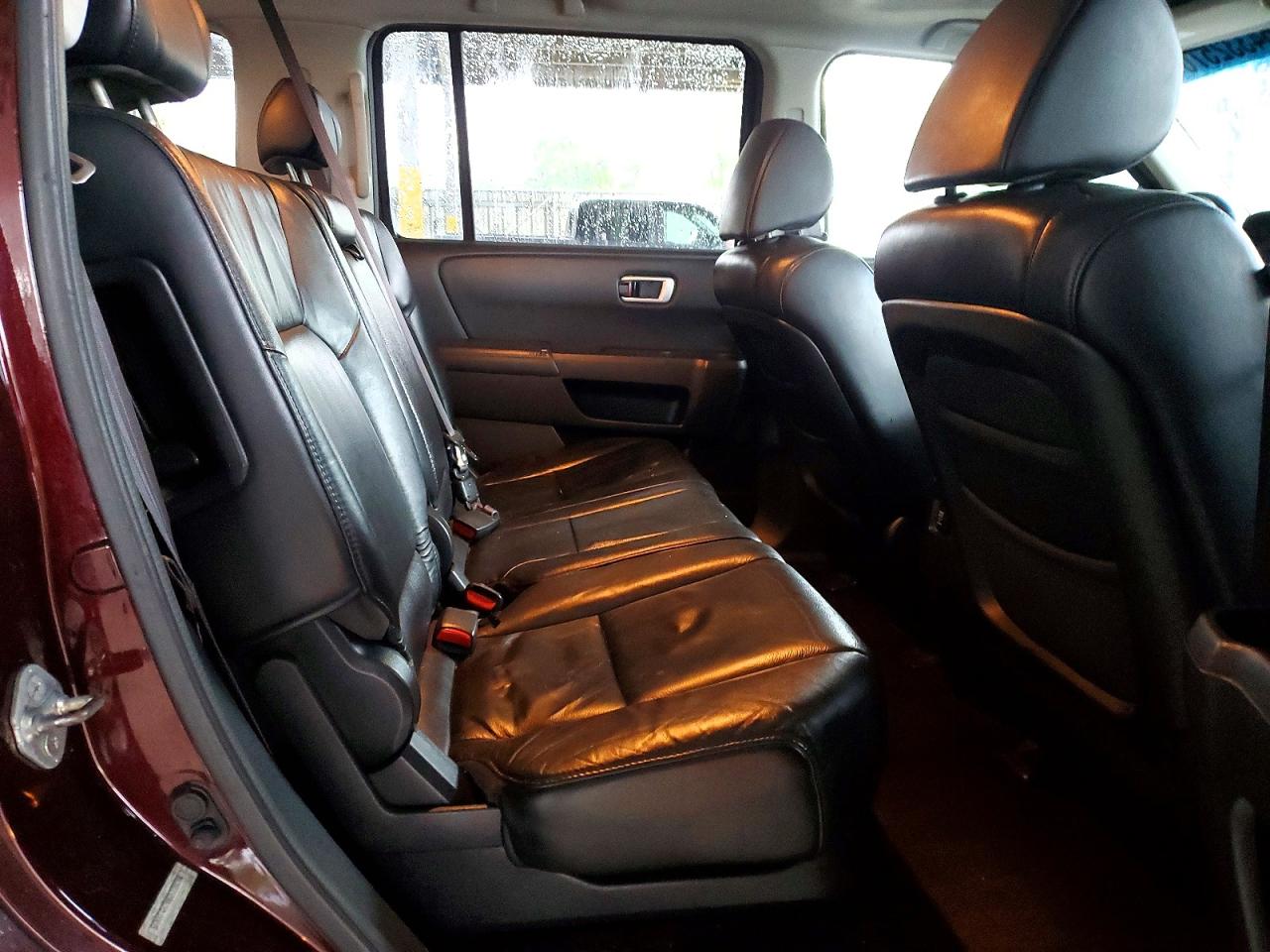2011 Honda Pilot Exln Burgundy vin: 5FNYF4H79BB008094