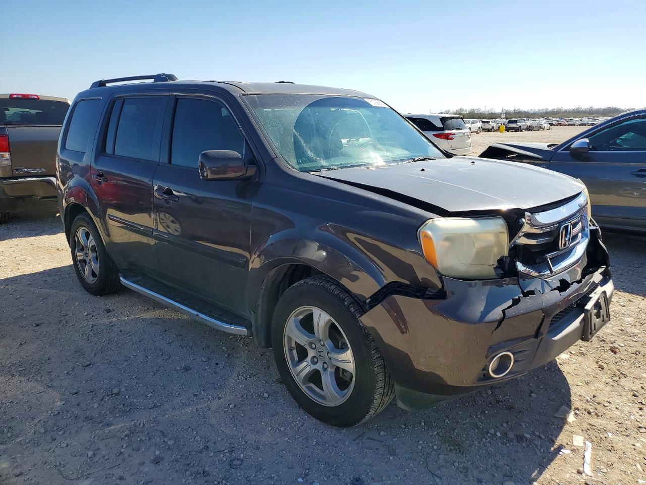 2012 Honda Pilot Exln Gray vin: 5FNYF4H79CB005682