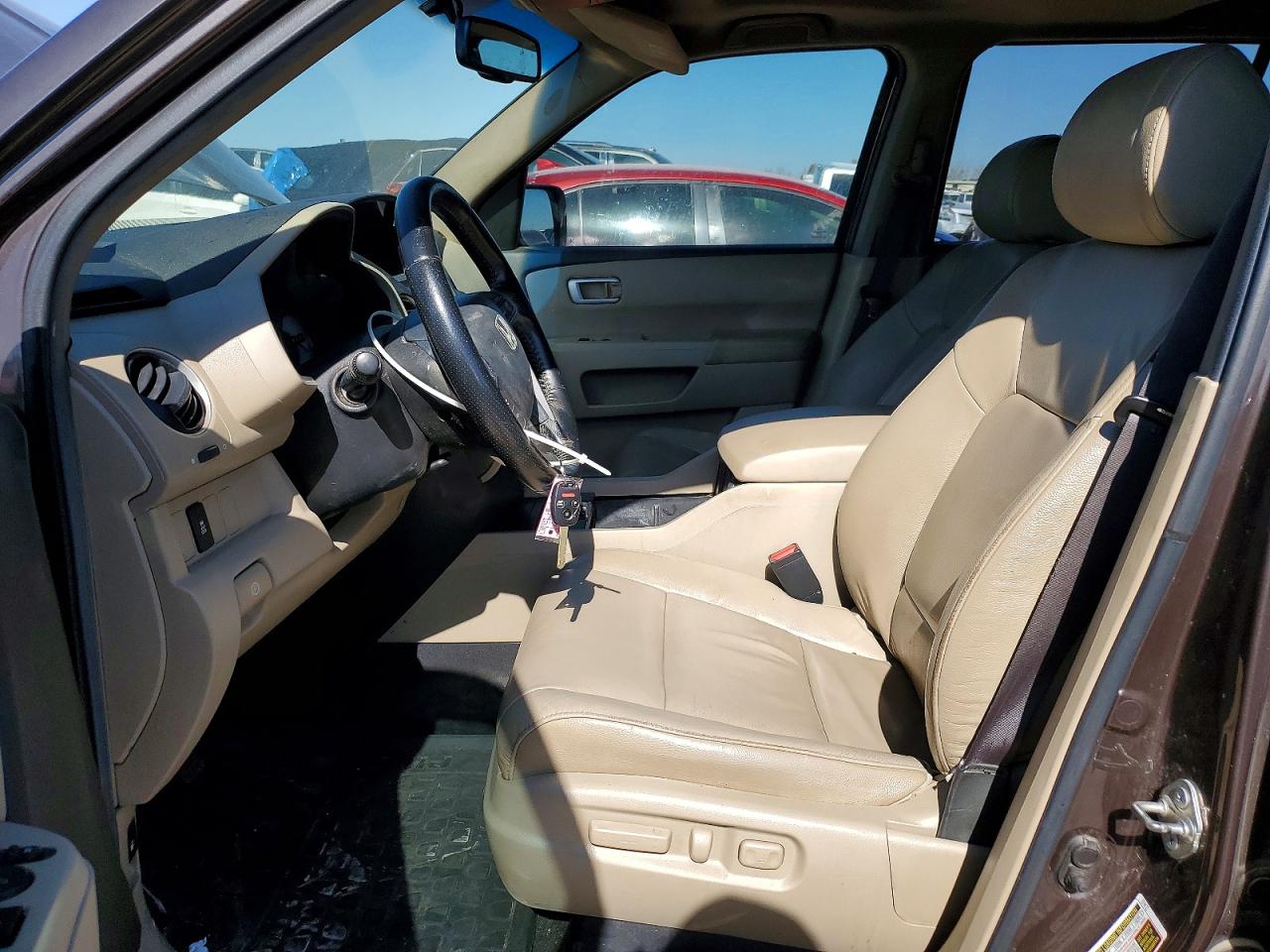 2012 Honda Pilot Exln Gray vin: 5FNYF4H79CB005682