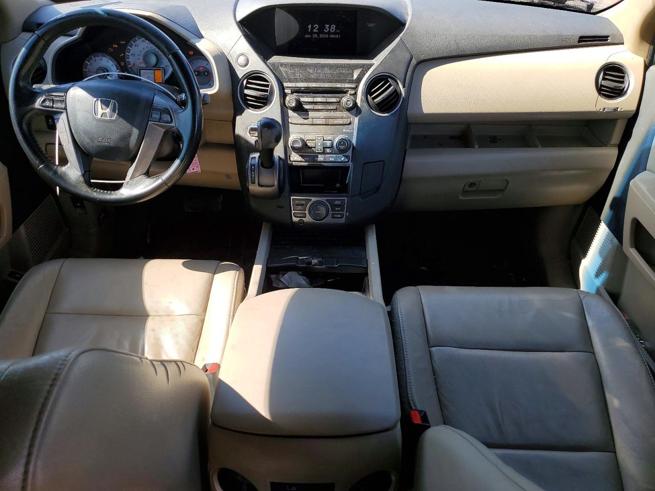 2012 Honda Pilot Exln Gray vin: 5FNYF4H79CB005682