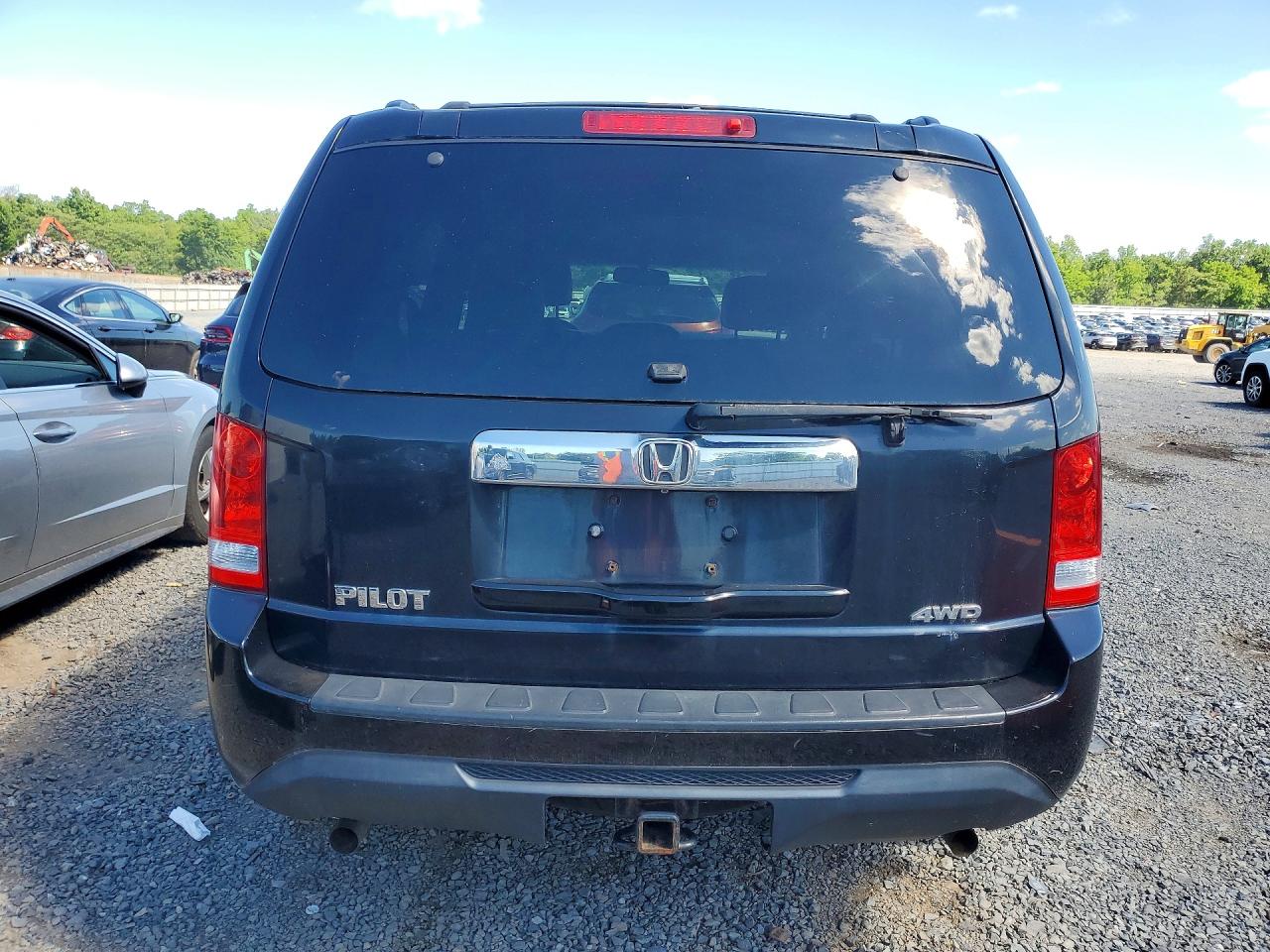 2012 Honda Pilot Exln Black vin: 5FNYF4H79CB040528