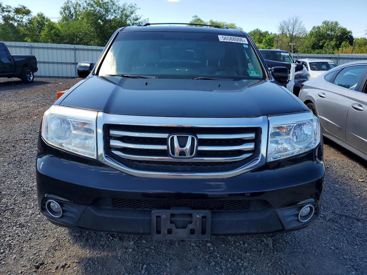 2012 Honda Pilot Exln Black vin: 5FNYF4H79CB040528