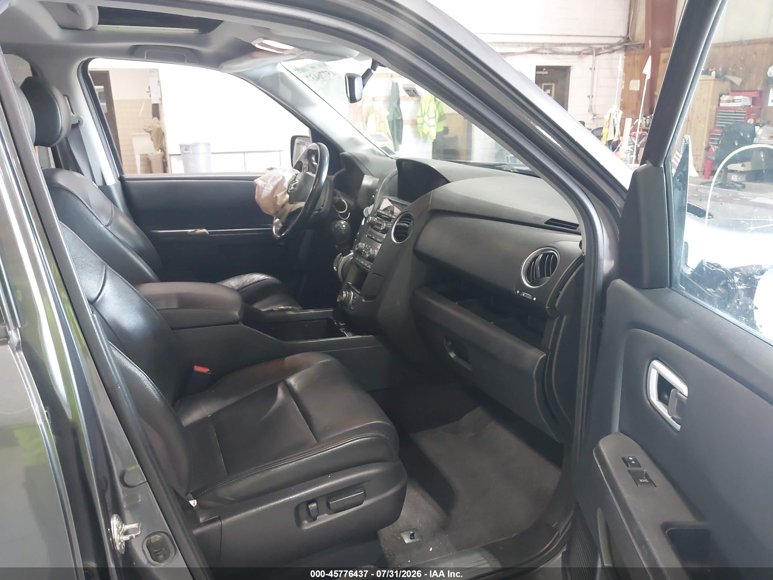 2013 Honda Pilot Ex-l Серый vin: 5FNYF4H79DB015887