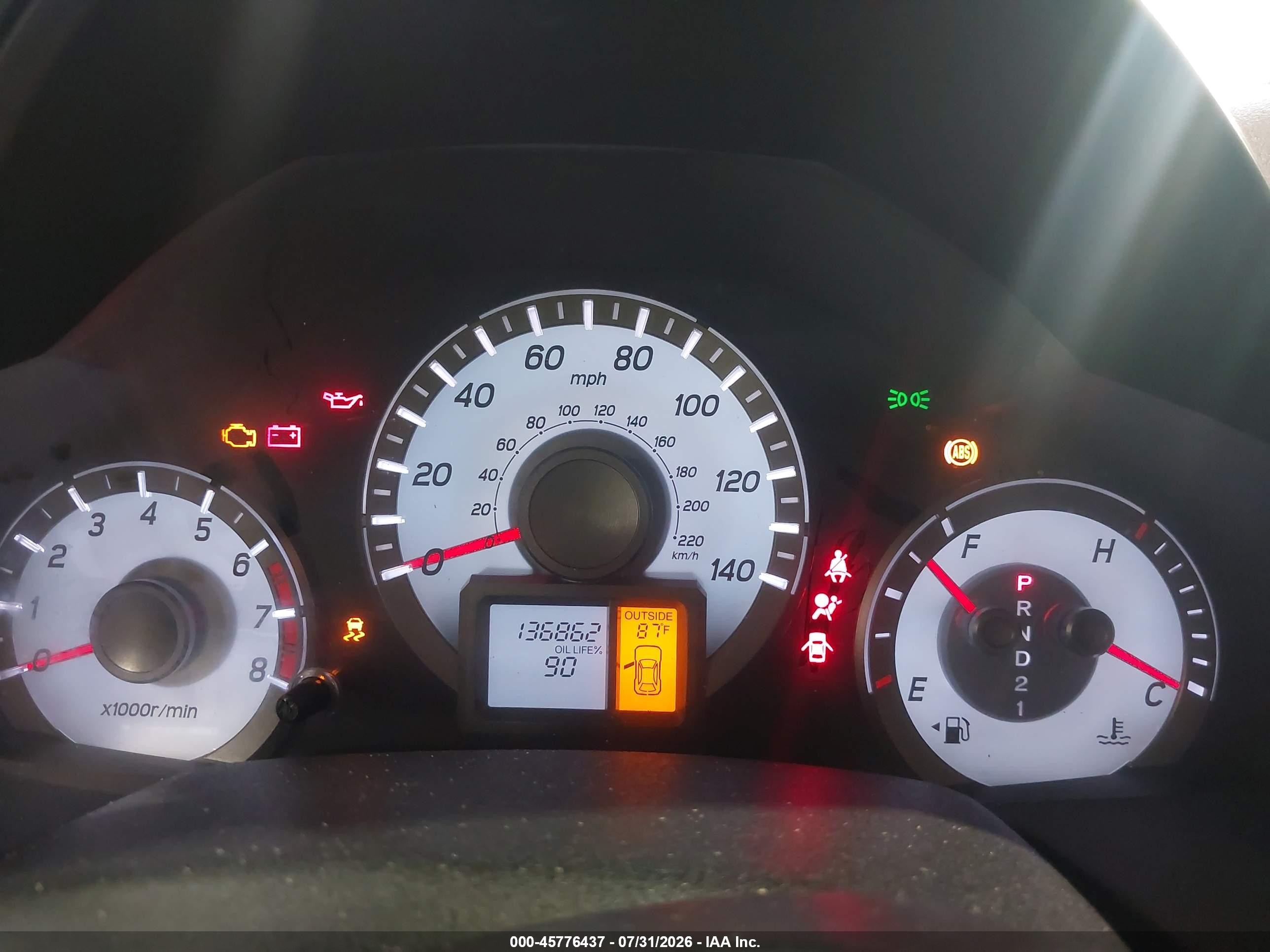 2013 Honda Pilot Ex-l Серый vin: 5FNYF4H79DB015887