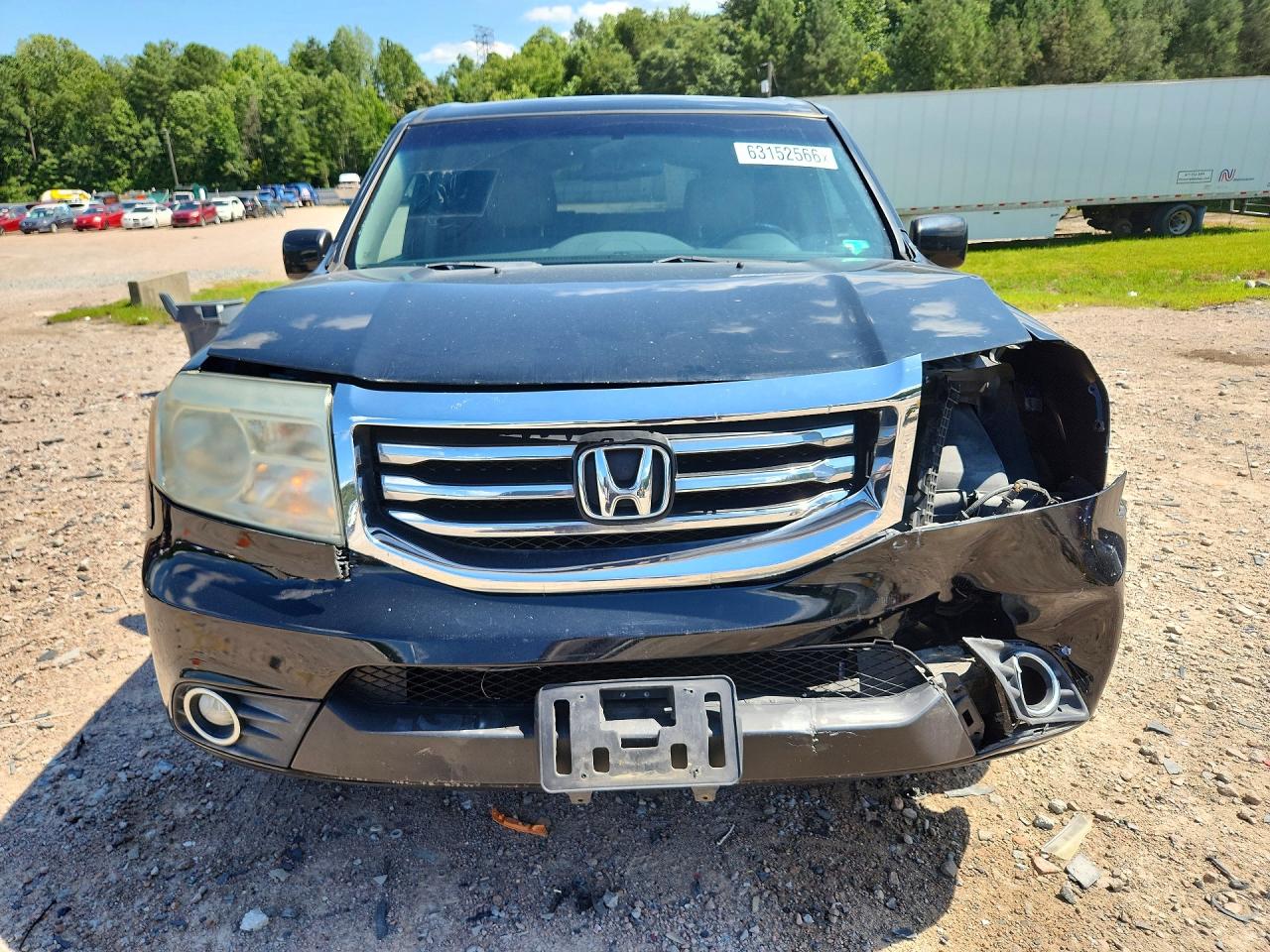 2015 Honda Pilot Exln Black vin: 5FNYF4H79FB004486