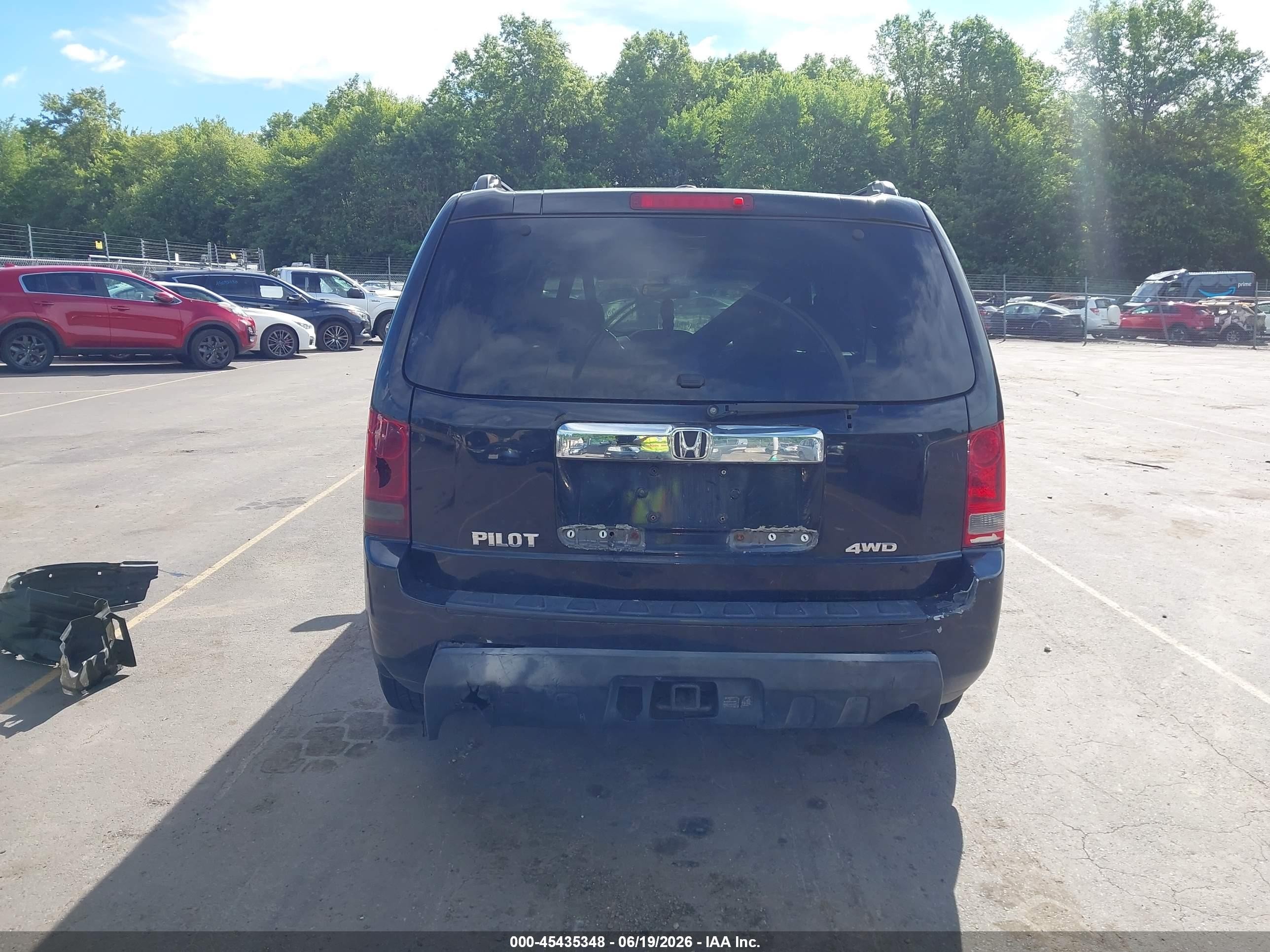 2011 Honda Pilot Ex-l Black vin: 5FNYF4H7XBB029536