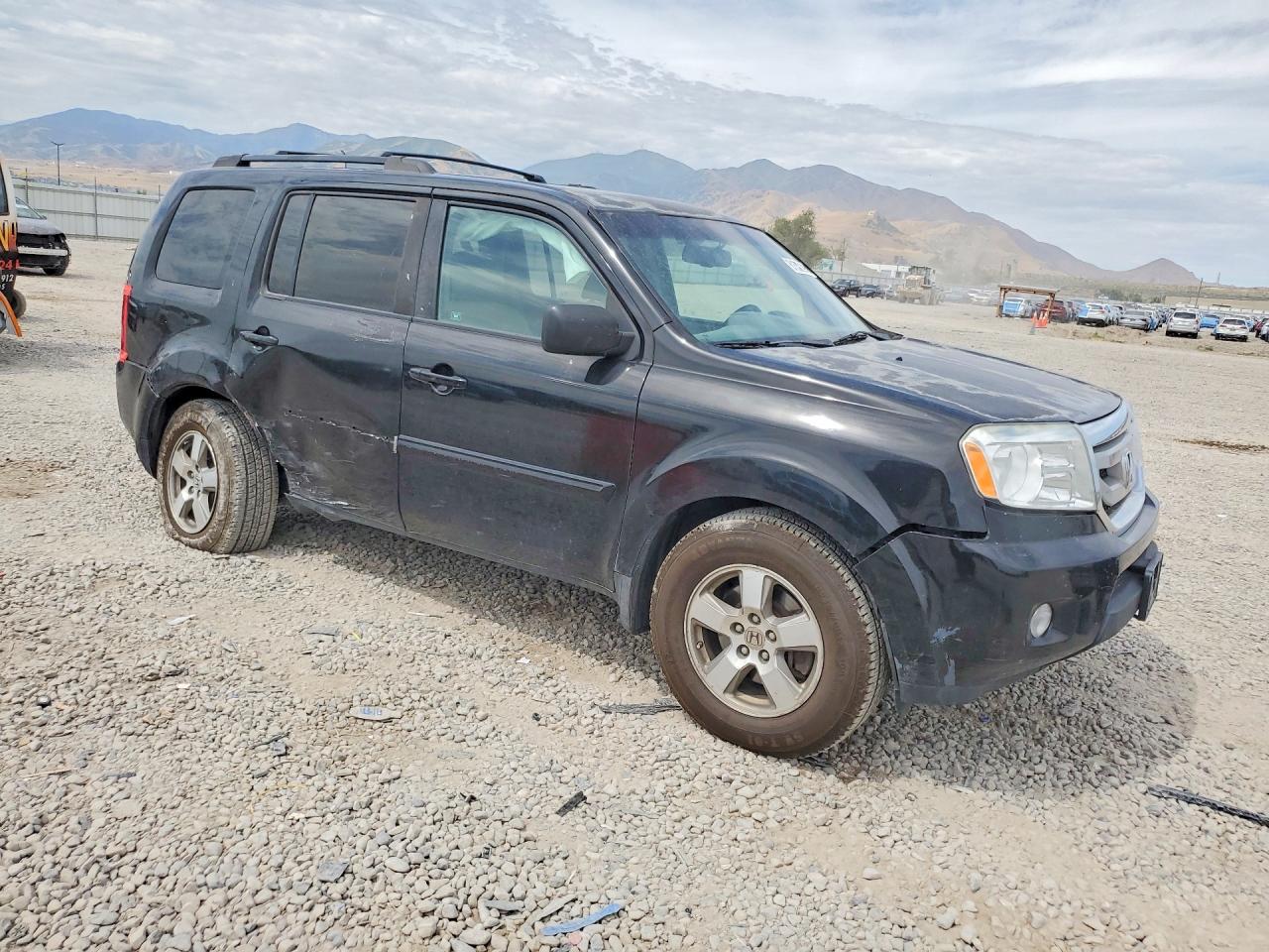 2011 Honda Pilot Exln Black vin: 5FNYF4H7XBB031125